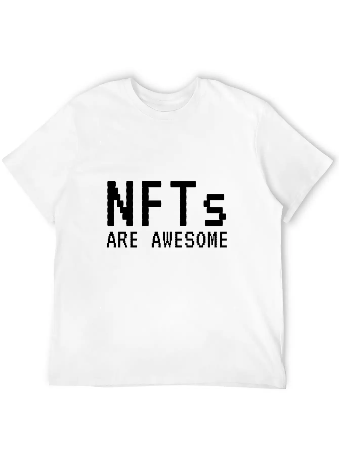 NFTs Are Awesome Non-Fungible Token Unisex Short Sleeve Soft Cotton T-Shirt – Casual Everyday Wear