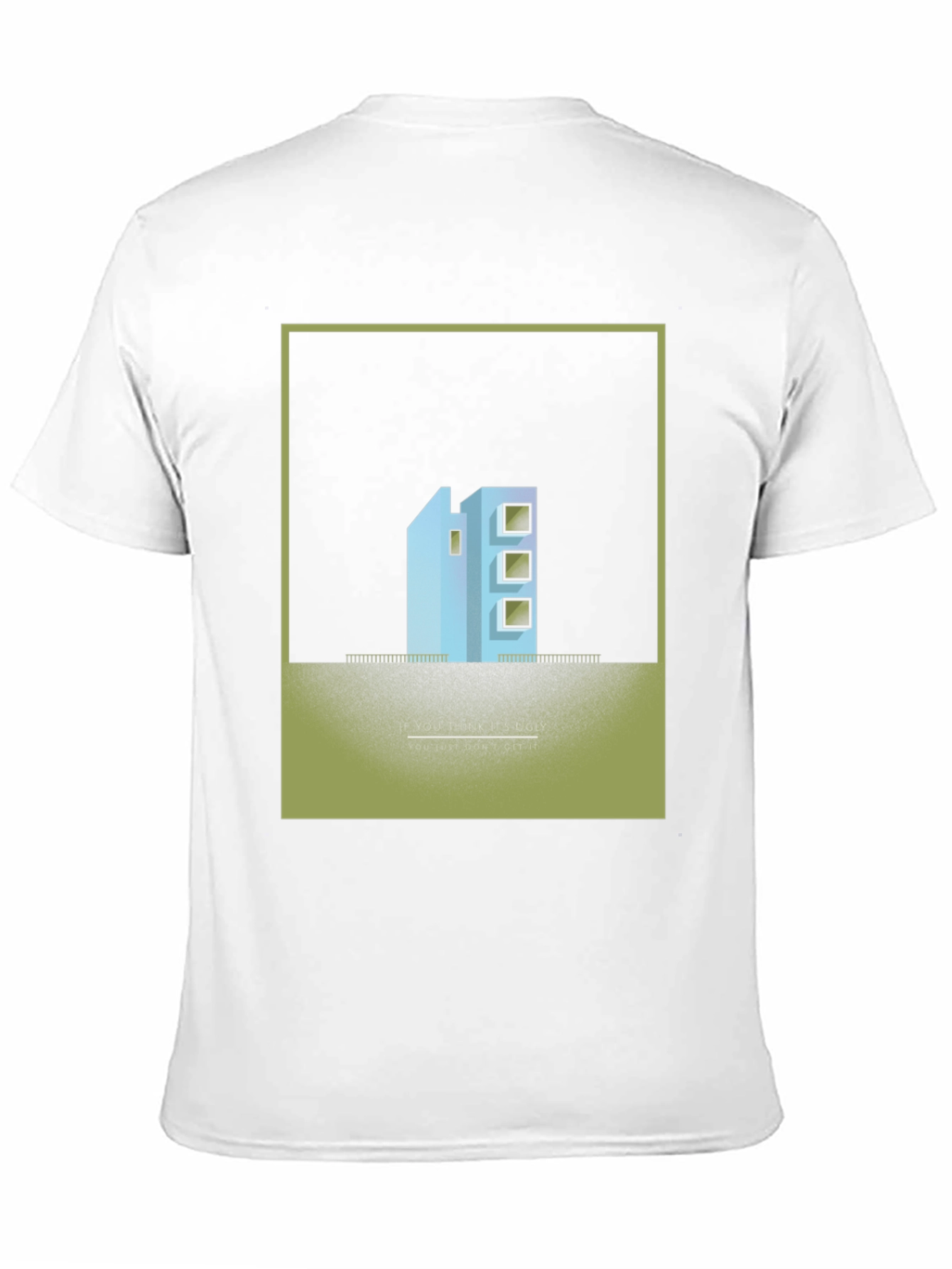 Unique Building Design T-Shirt - Modern Art Tee