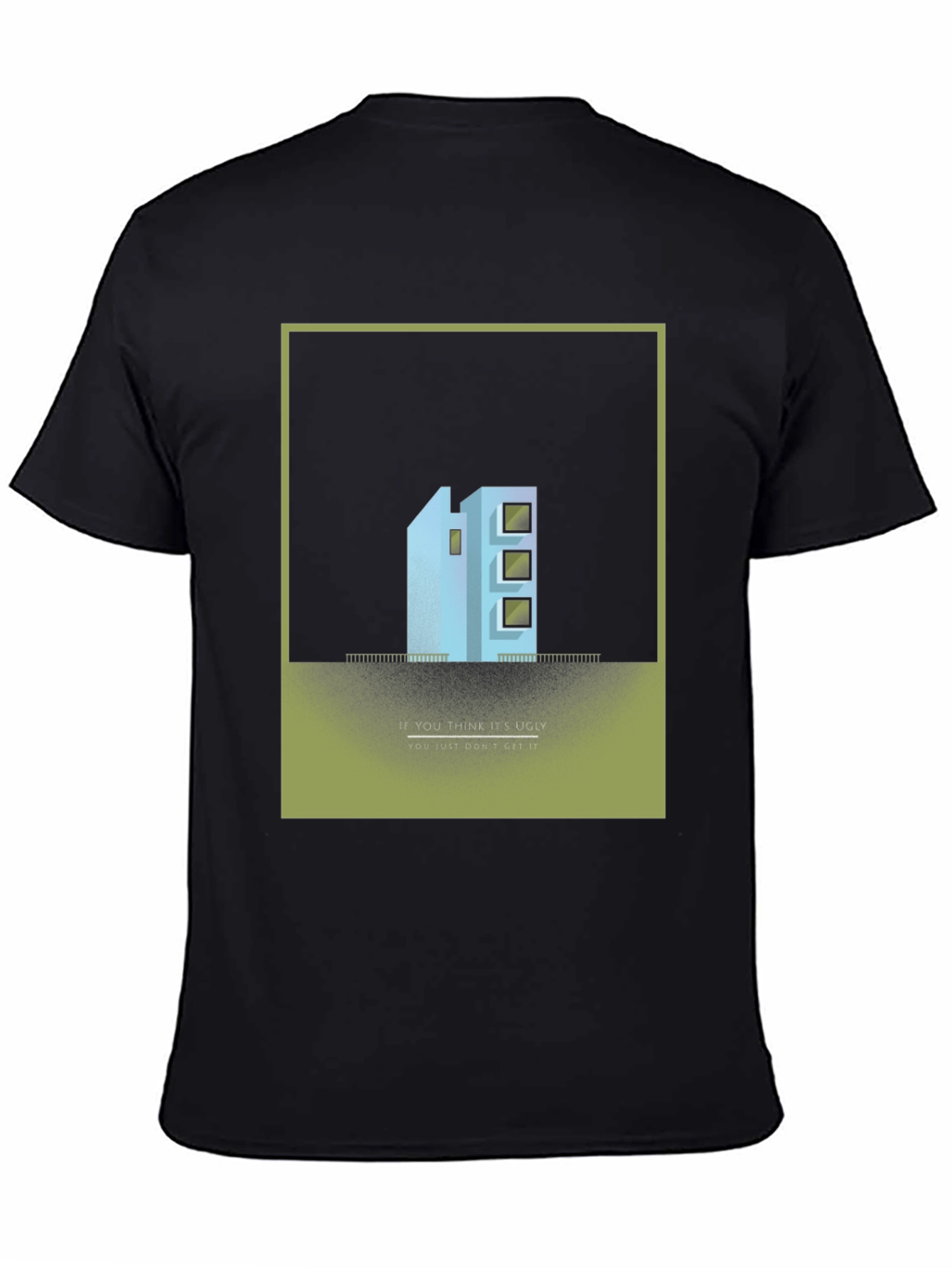 Unique Building Design T-Shirt - Modern Art Tee