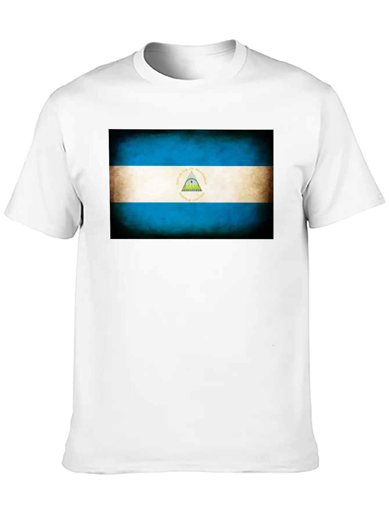 Nicaragua Flag Stylish Everyday T-Shirt – Unisex Basic Cotton Tee