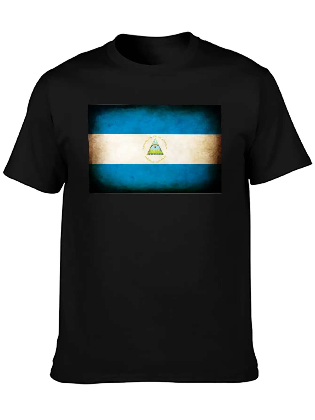 Nicaragua Flag Stylish Everyday T-Shirt – Unisex Basic Cotton Tee