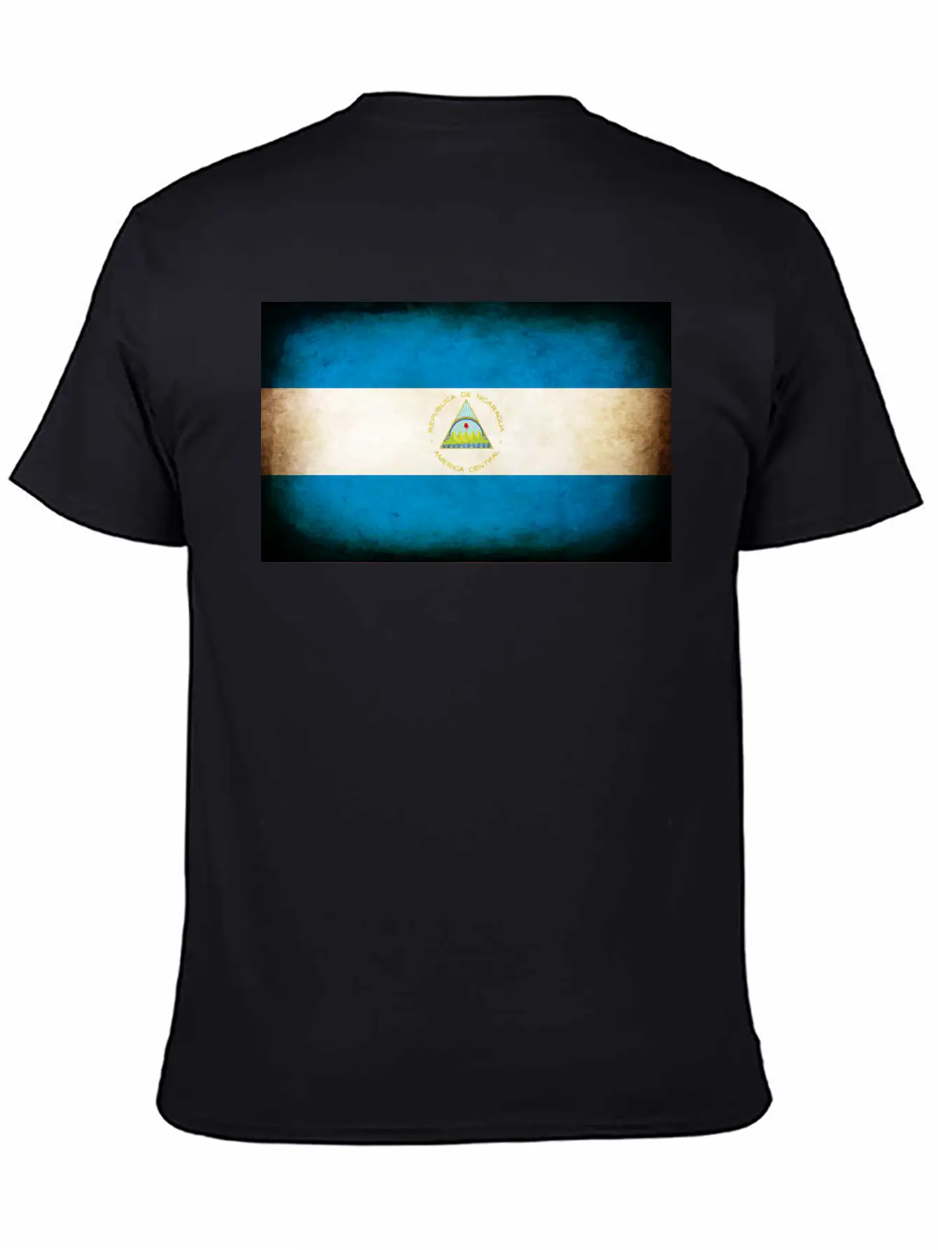 Nicaragua Flag Stylish Everyday T-Shirt – Unisex Basic Cotton Tee