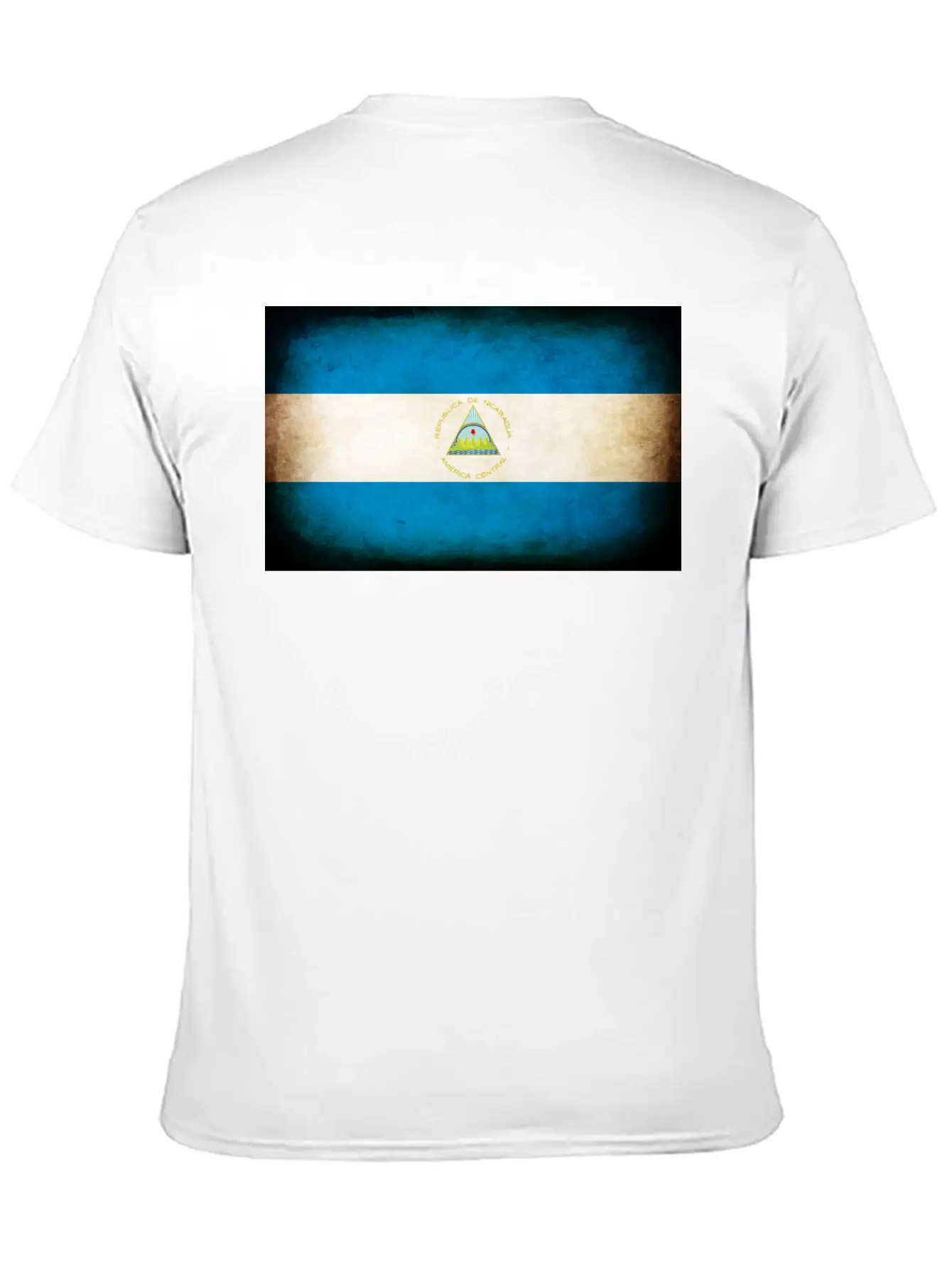 Nicaragua Flag Stylish Everyday T-Shirt – Unisex Basic Cotton Tee