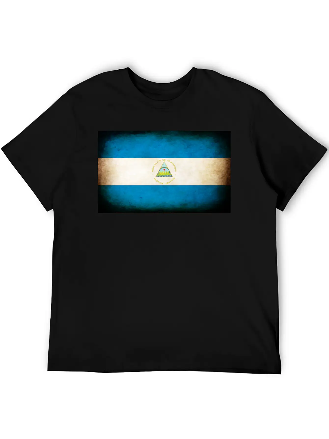 Nicaragua Flag Stylish Everyday T-Shirt – Unisex Basic Cotton Tee
