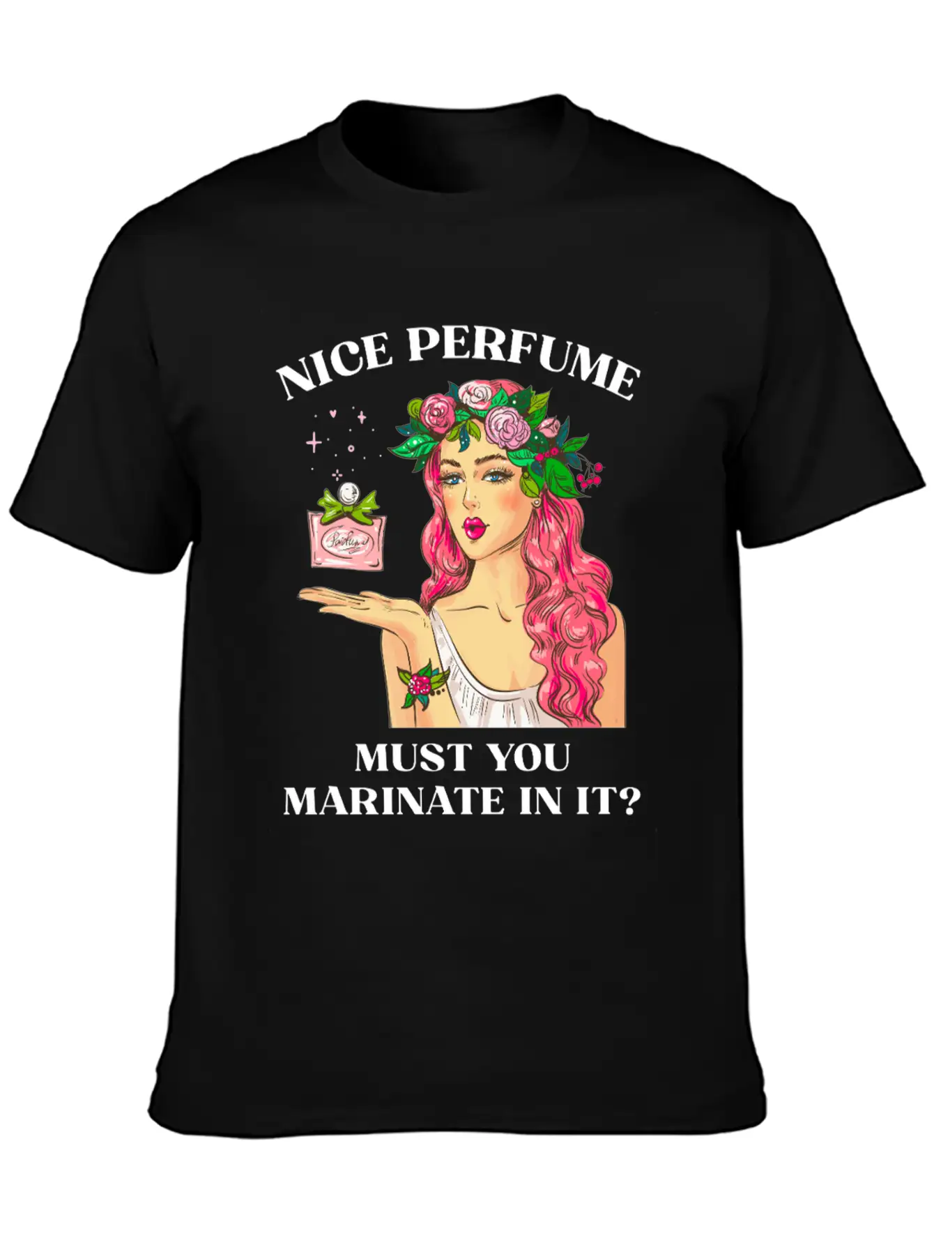 Nice Perfume Timeless Short Sleeve Tee – Comfy And Minimalist Design