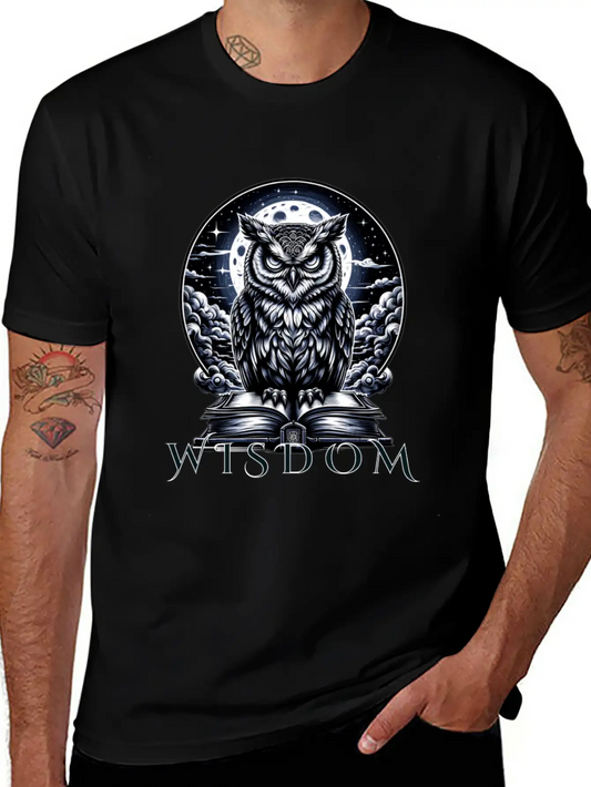 Night Owl Wisdom Stylish Everyday T-Shirt – Unisex Basic Cotton Tee