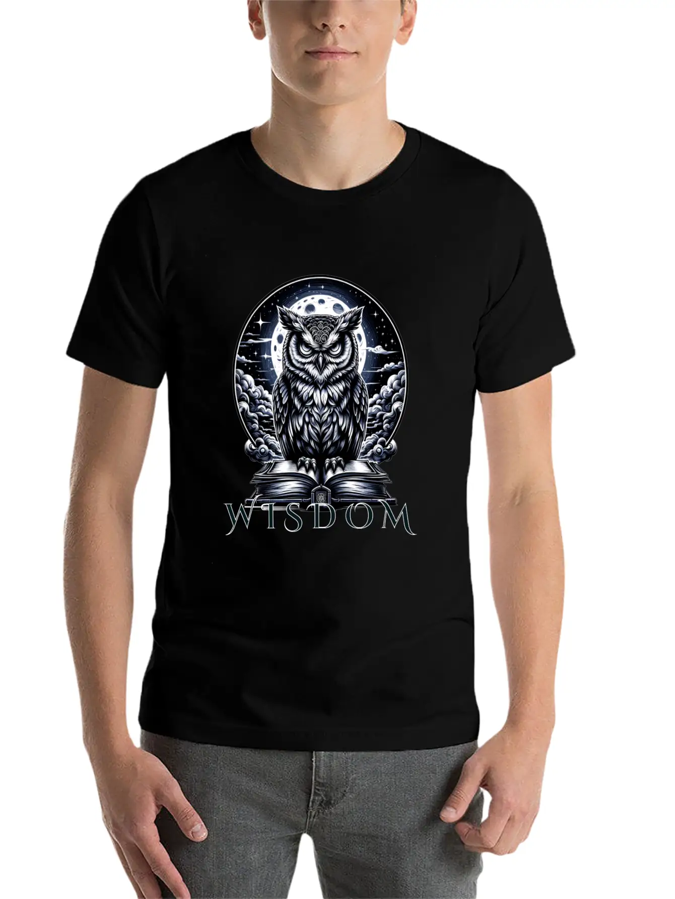 Night Owl Wisdom Stylish Everyday T-Shirt – Unisex Basic Cotton Tee