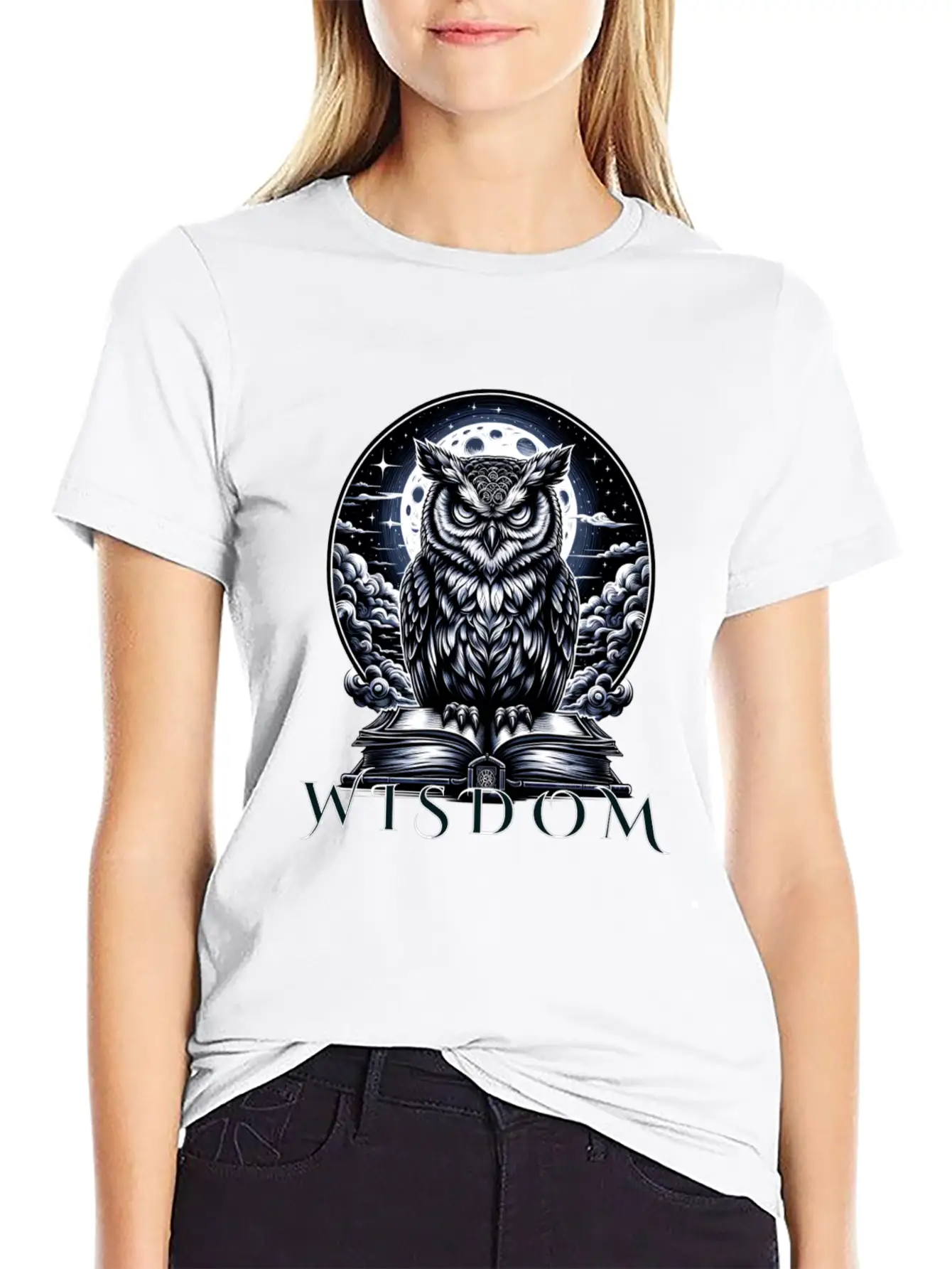 Night Owl Wisdom Stylish Everyday T-Shirt – Unisex Basic Cotton Tee