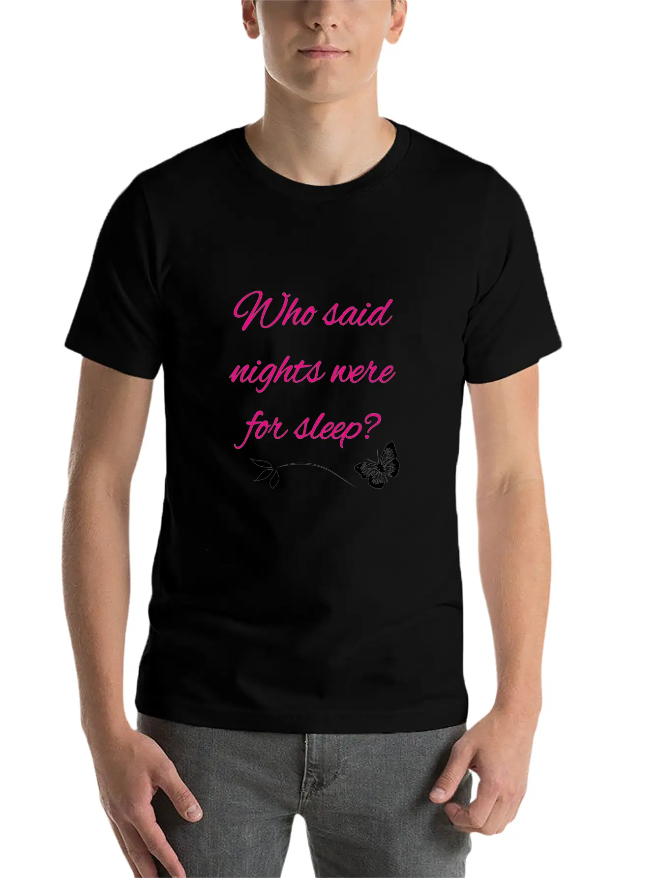 Nights Were For Sleep Stylish Everyday T-Shirt – Unisex Basic Cotton Tee