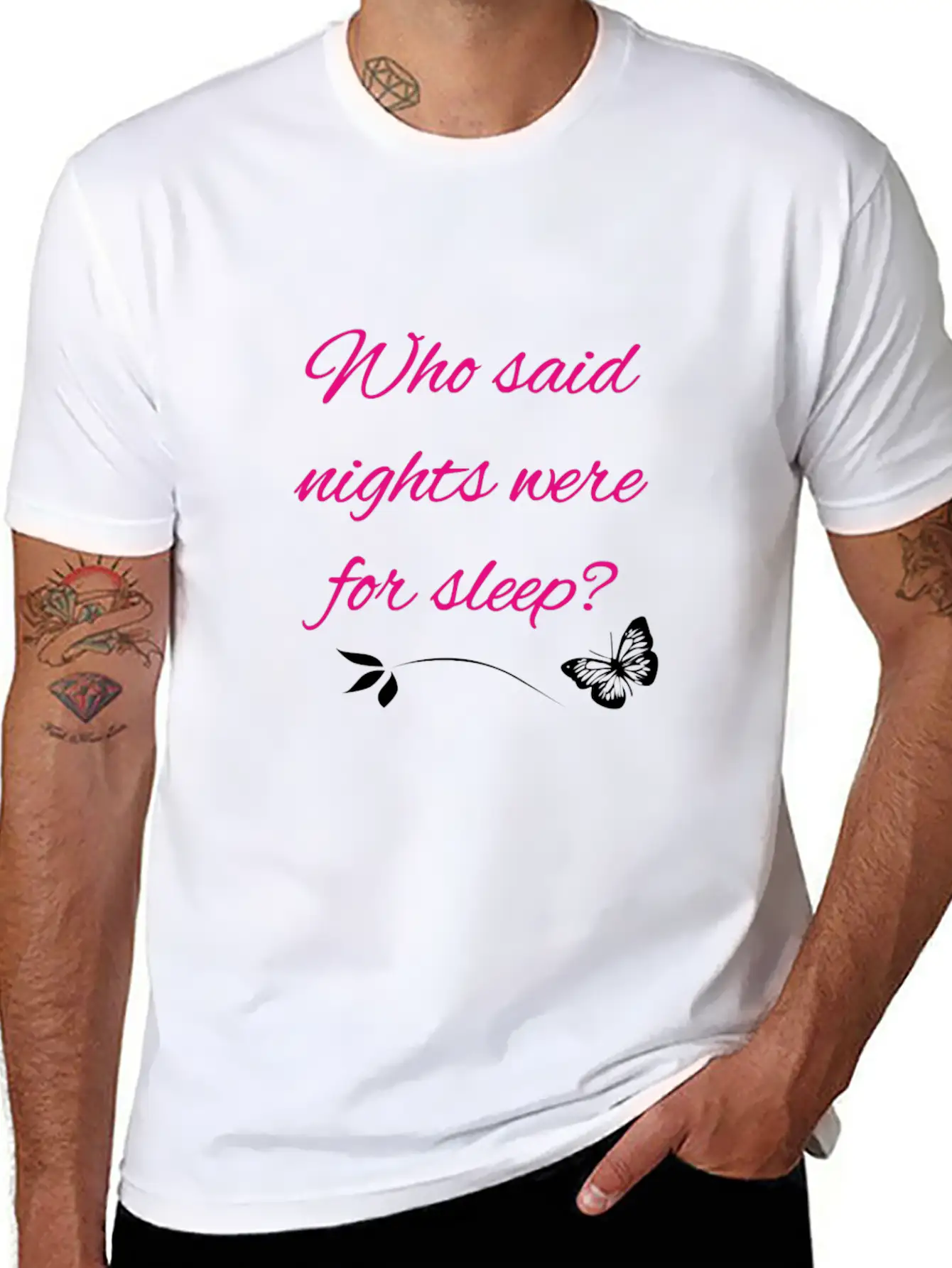 Nights Were For Sleep Stylish Everyday T-Shirt – Unisex Basic Cotton Tee