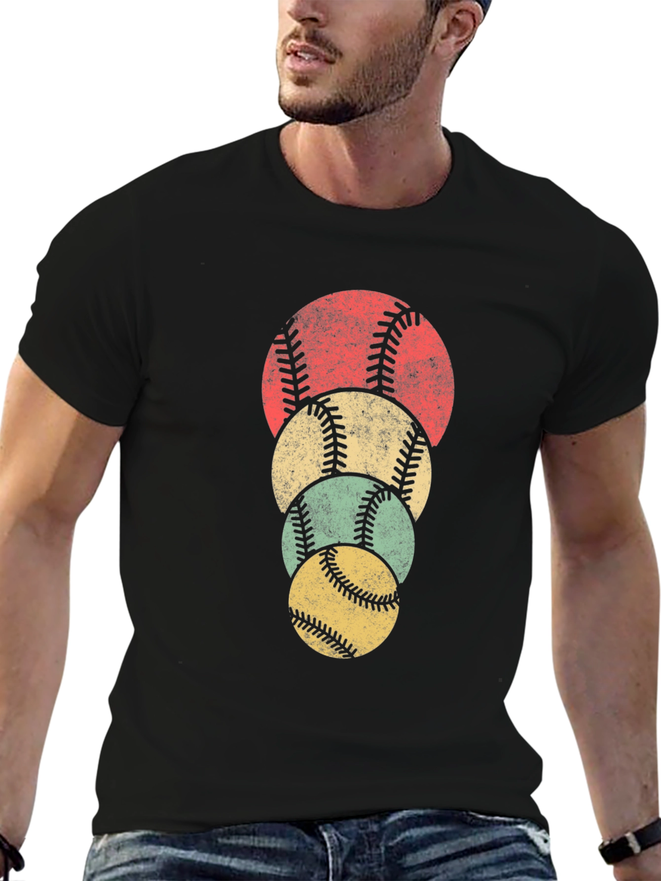 Retro Baseball Stack Tee