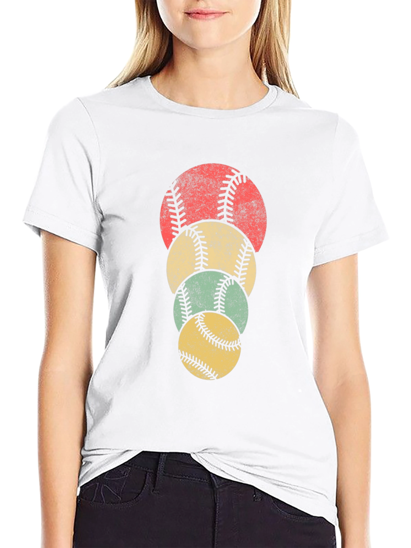 Retro Baseball Stack Tee