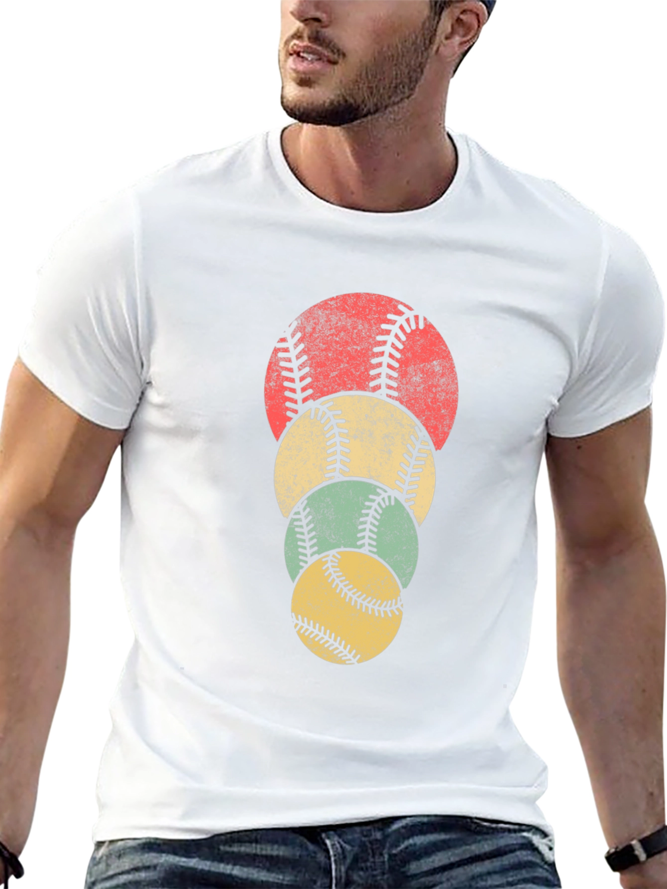 Retro Baseball Stack Tee
