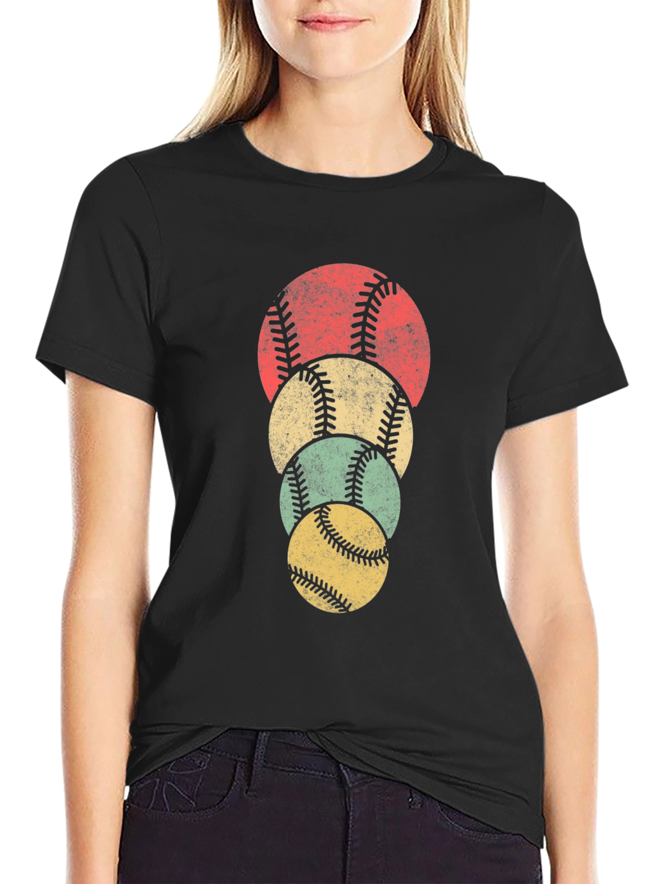 Retro Baseball Stack Tee