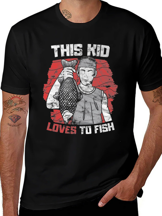 This Kid Loves to Fish T-Shirt