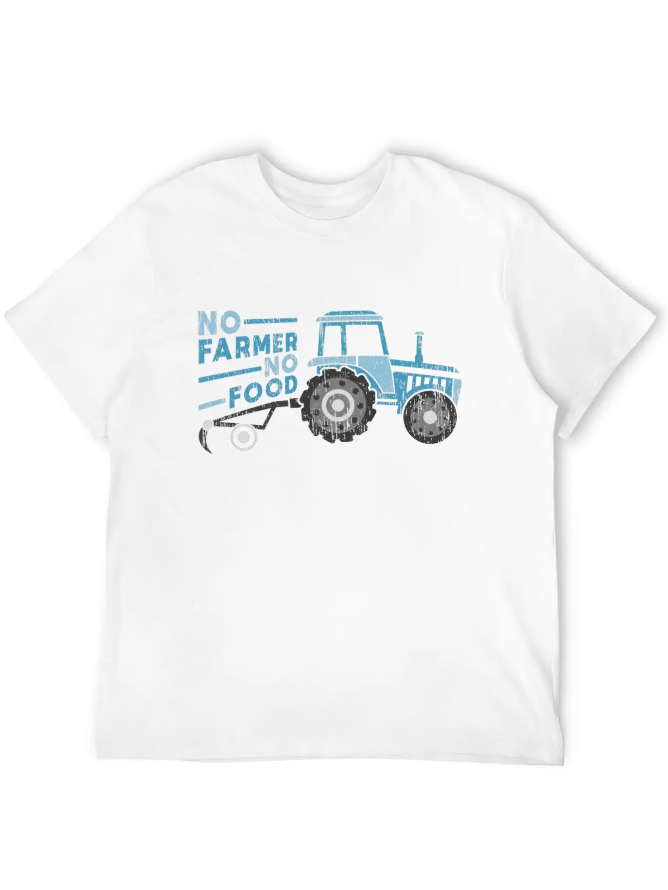 No Farmer No Food Tractor Quote Kid Christmas Gift Comfortable Minimalist Graphic Tee – Summer Style Essential