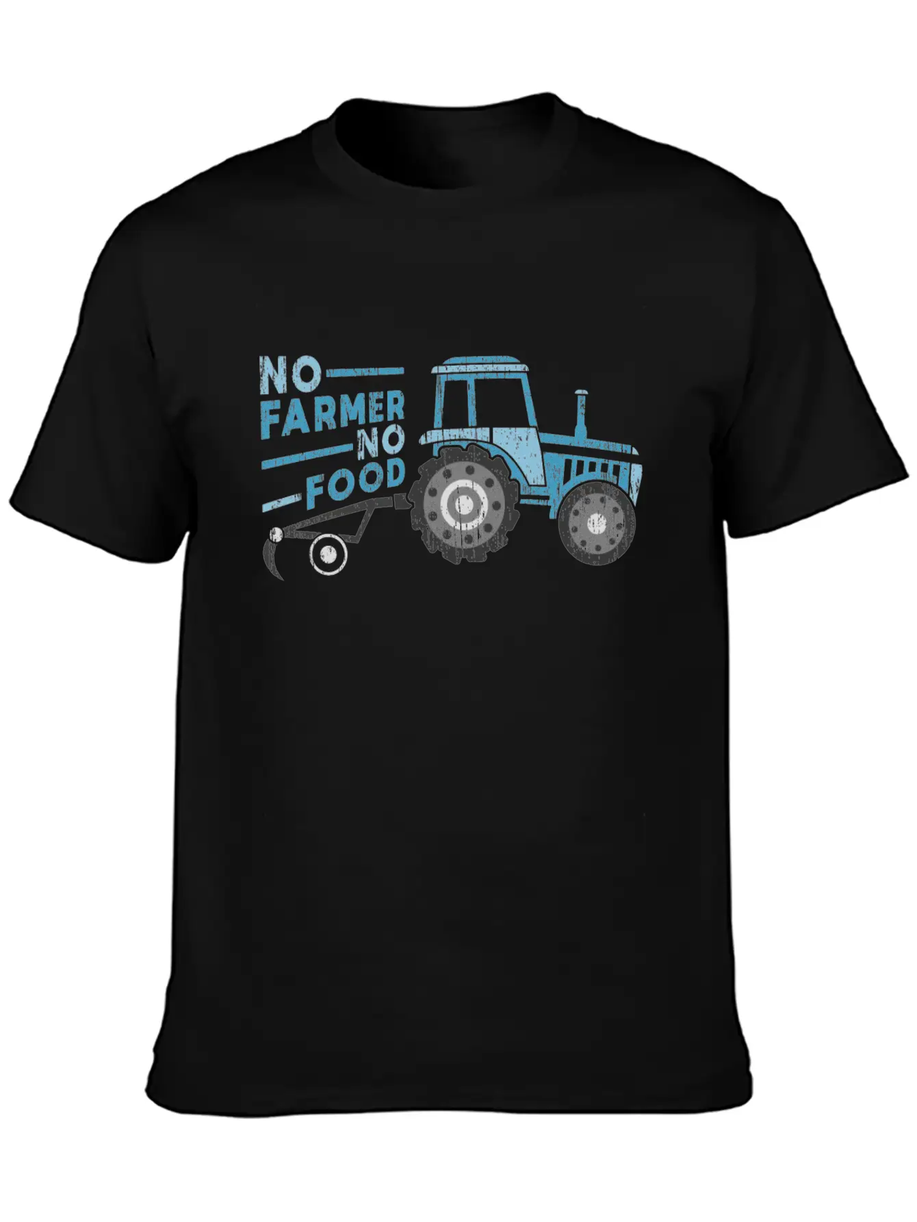 No Farmer No Food Tractor Quote Kid Christmas Gift Comfortable Minimalist Graphic Tee – Summer Style Essential