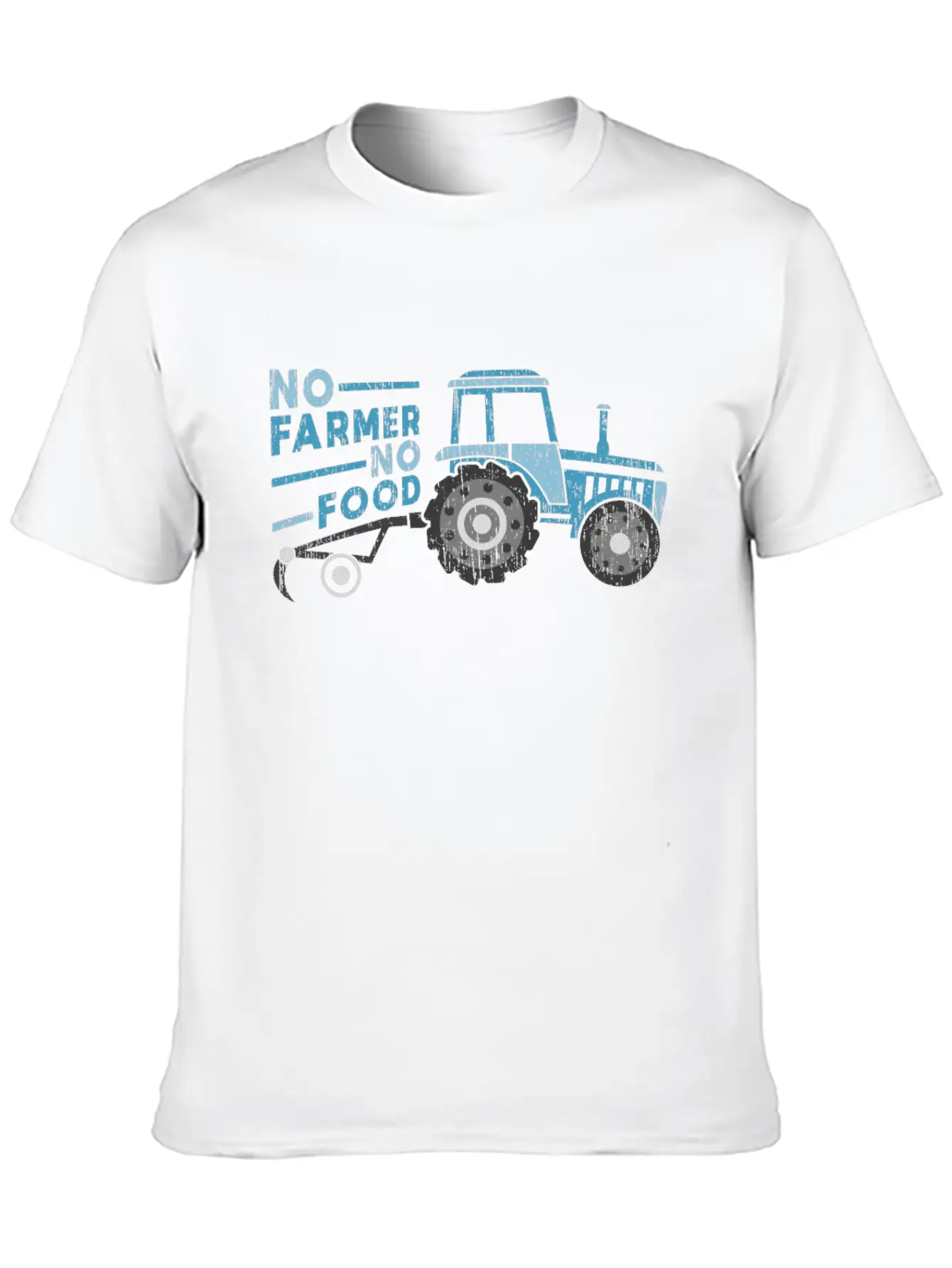 No Farmer No Food Tractor Quote Kid Christmas Gift Comfortable Minimalist Graphic Tee – Summer Style Essential