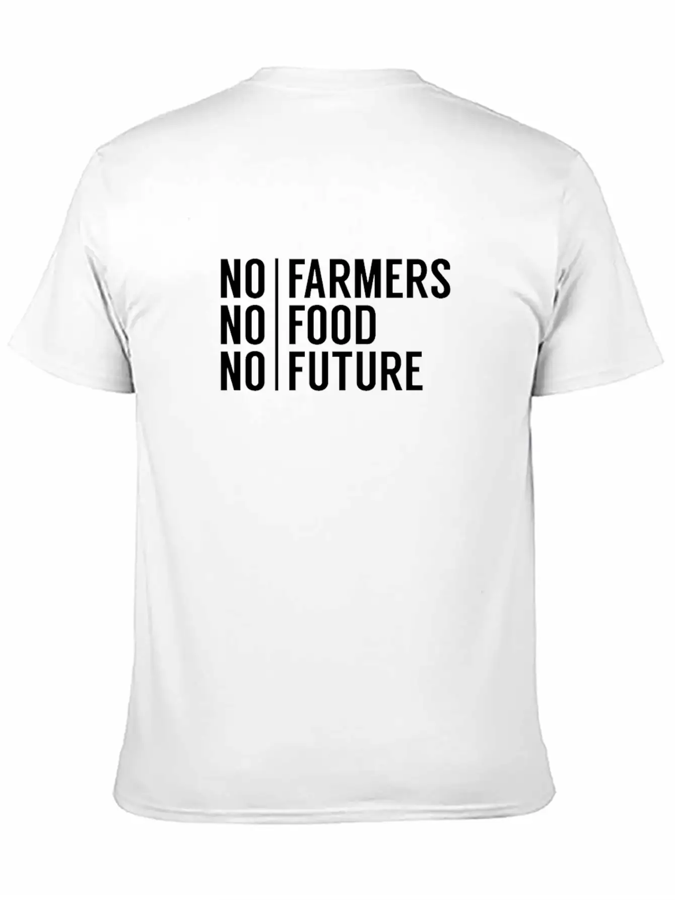 No Farmers No Food No Future Stylish Everyday T-Shirt – Unisex Basic Cotton Tee