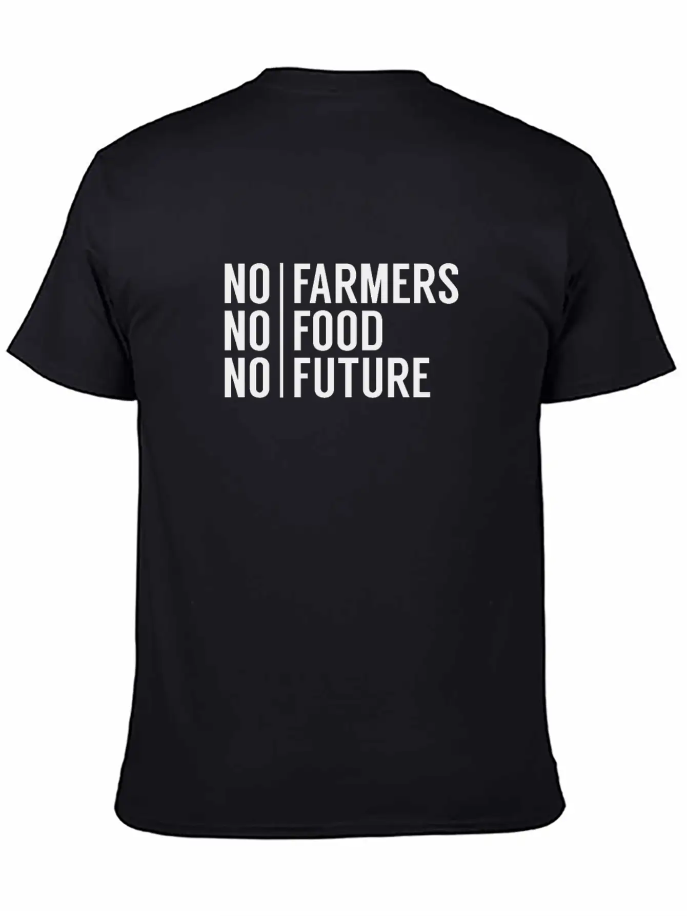 No Farmers No Food No Future Stylish Everyday T-Shirt – Unisex Basic Cotton Tee