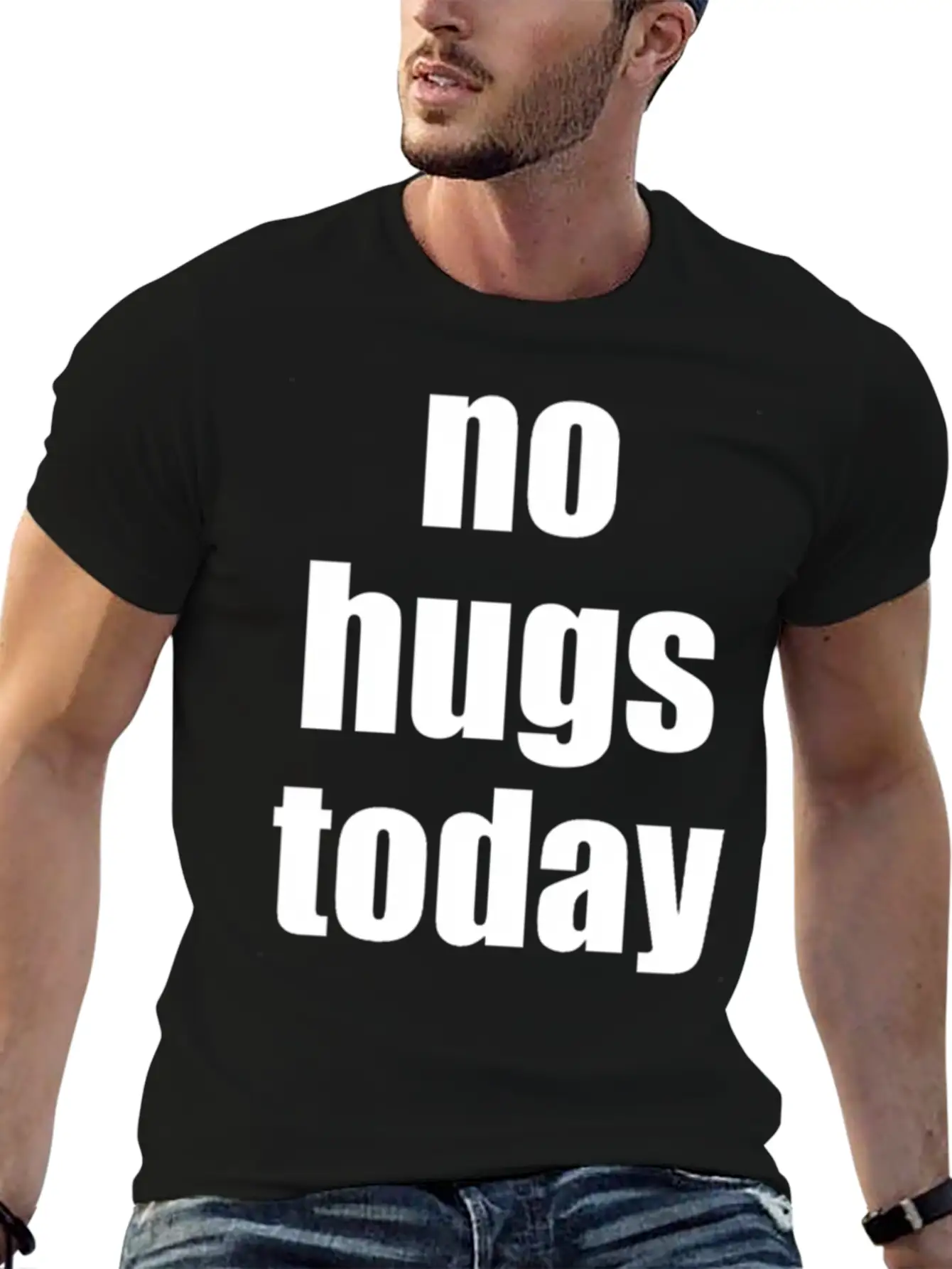 No Hugs Today Timeless Short Sleeve Tee – Comfy And Minimalist Design