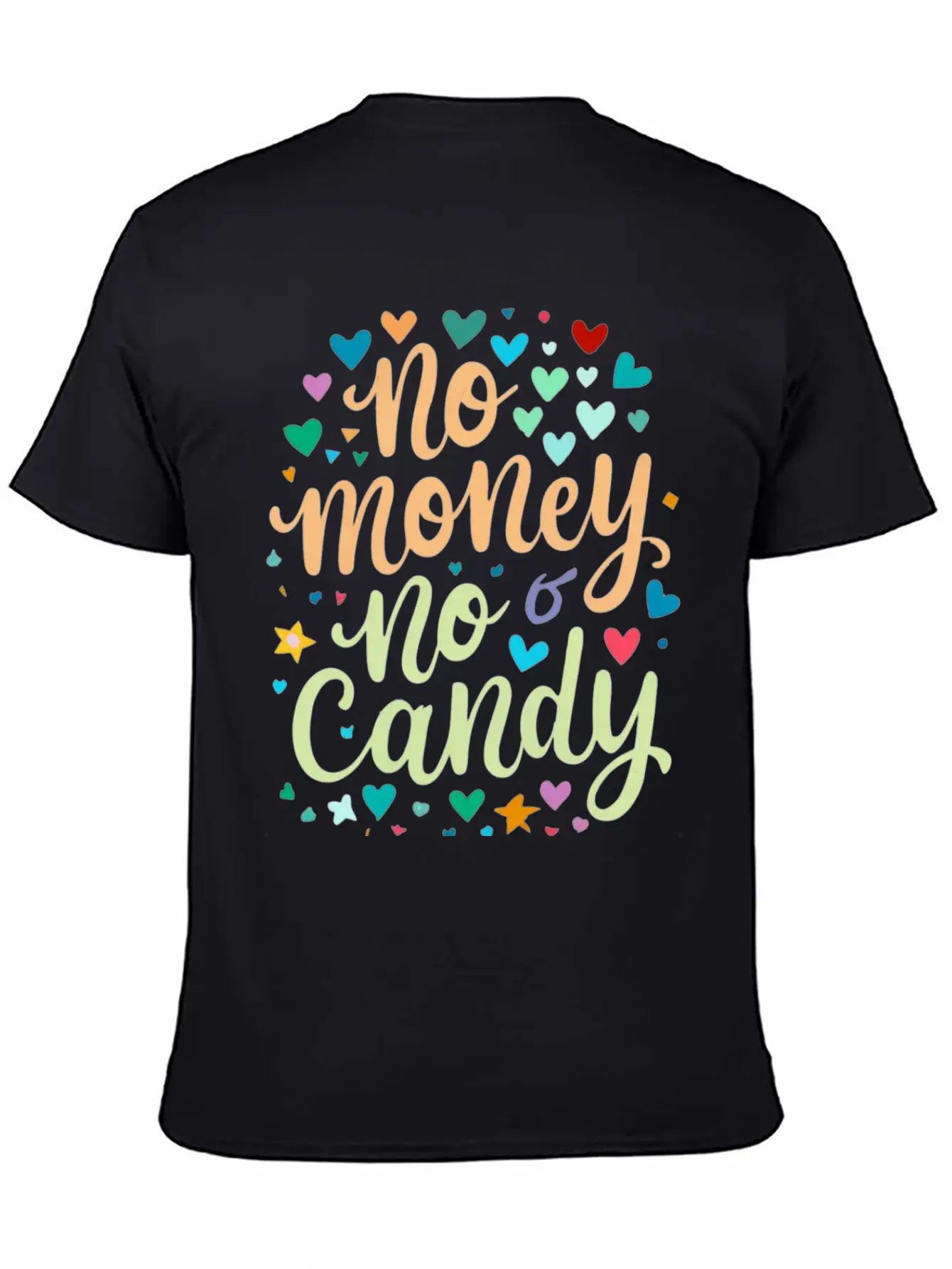 No Money No Candy Halloween Outfit Tshirt Tees Unisex Casual T-Shirt – Clean Design For Daily Comfort