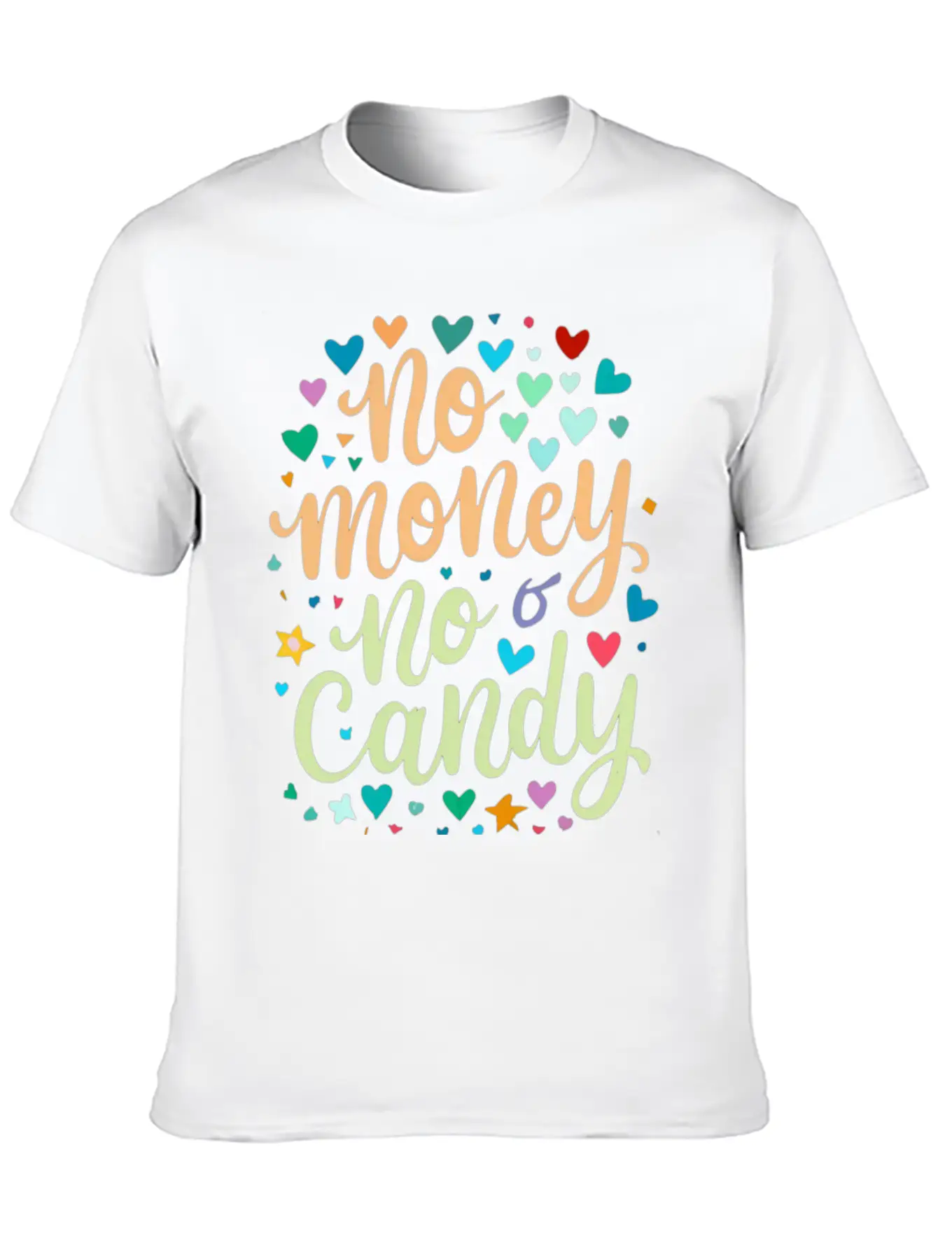 No Money No Candy Halloween Outfit Tshirt Tees Unisex Casual T-Shirt – Clean Design For Daily Comfort