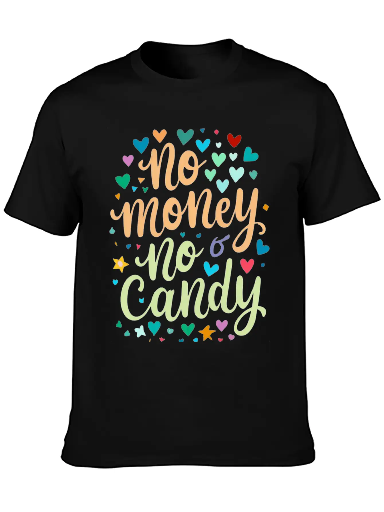 No Money No Candy Halloween Outfit Tshirt Tees Unisex Casual T-Shirt – Clean Design For Daily Comfort