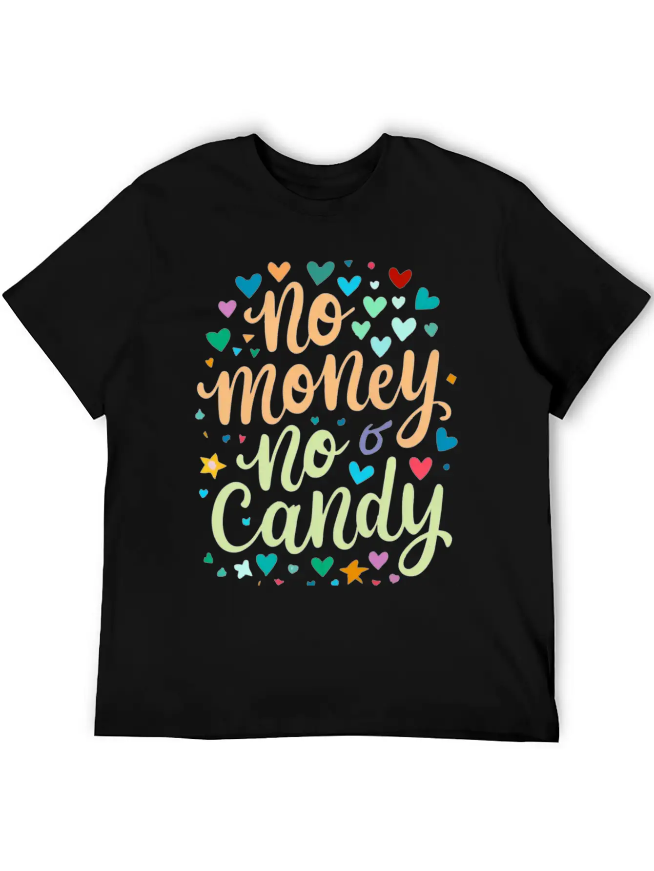 No Money No Candy Halloween Outfit Tshirt Tees Unisex Casual T-Shirt – Clean Design For Daily Comfort