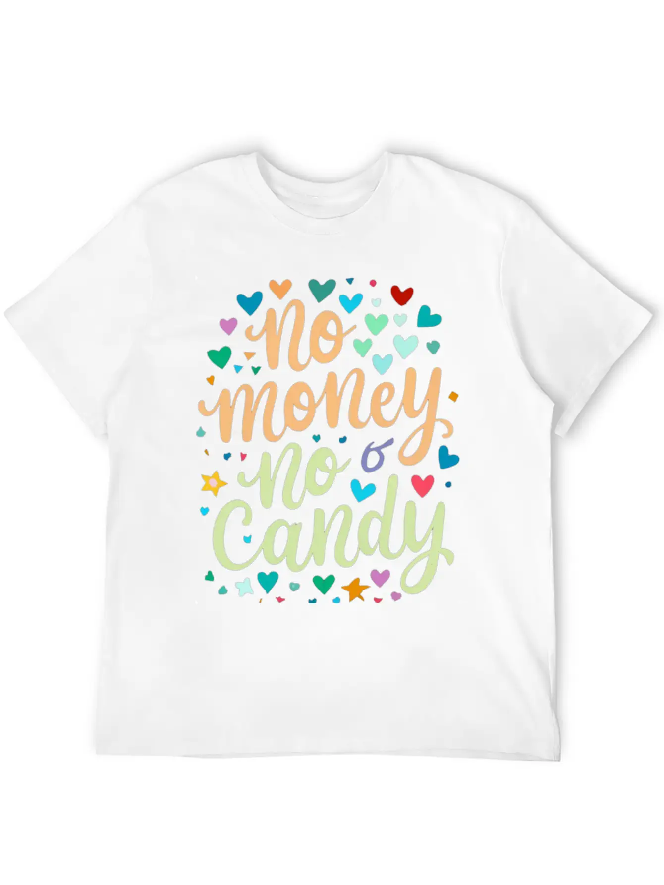 No Money No Candy Halloween Outfit Tshirt Tees Unisex Casual T-Shirt – Clean Design For Daily Comfort