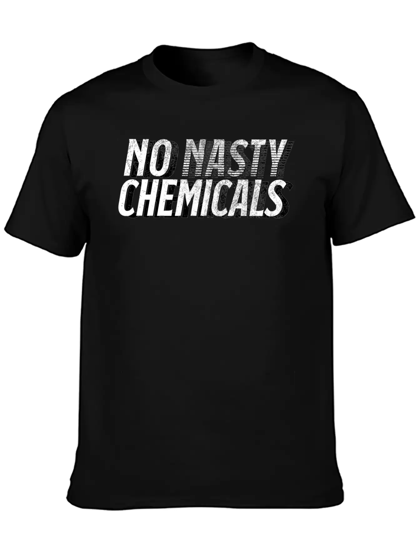 No Nasty Chemicals Unisex Short Sleeve Soft Cotton T-Shirt – Casual Everyday Wear