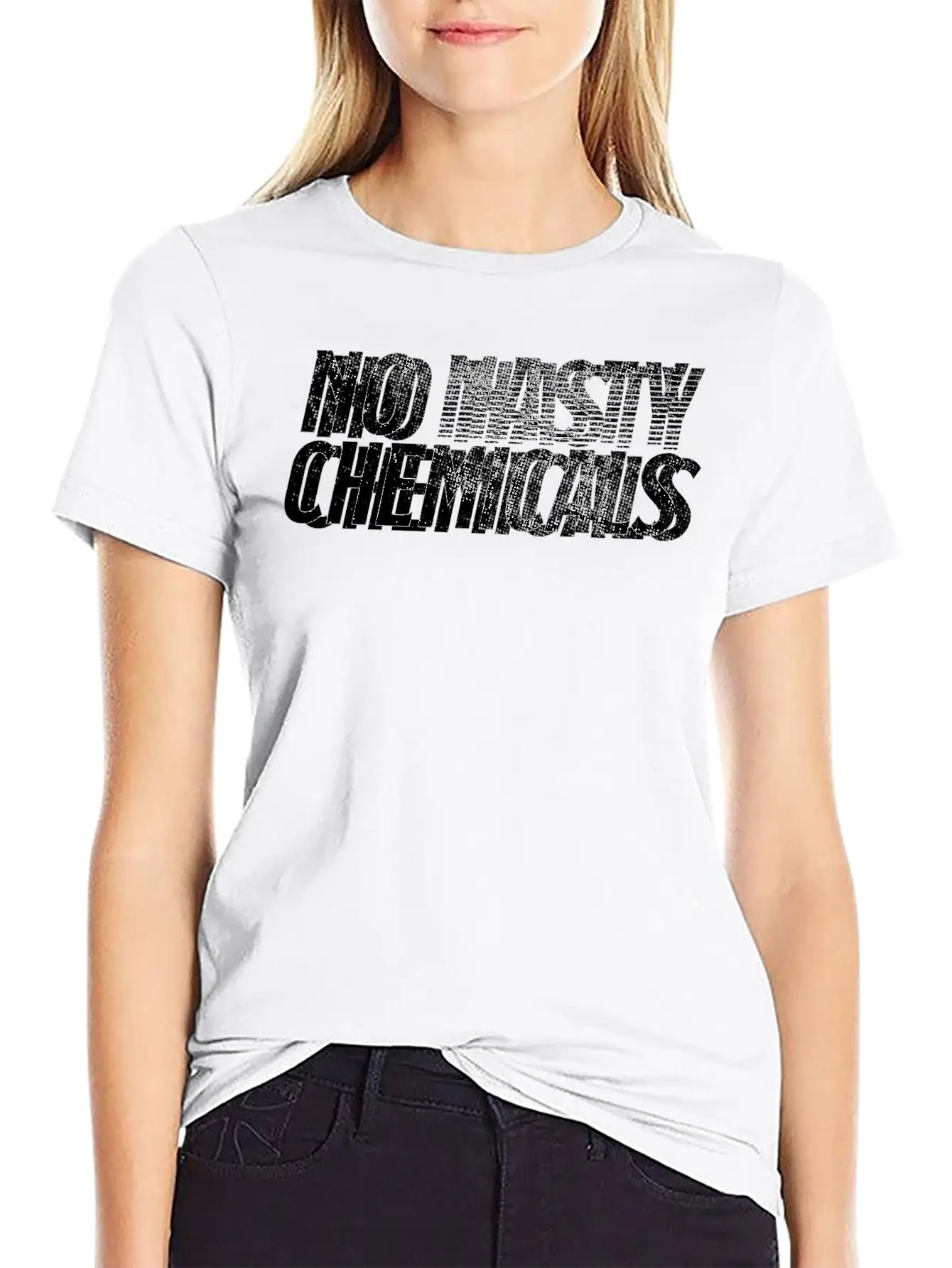 No Nasty Chemicals Unisex Short Sleeve Soft Cotton T-Shirt – Casual Everyday Wear