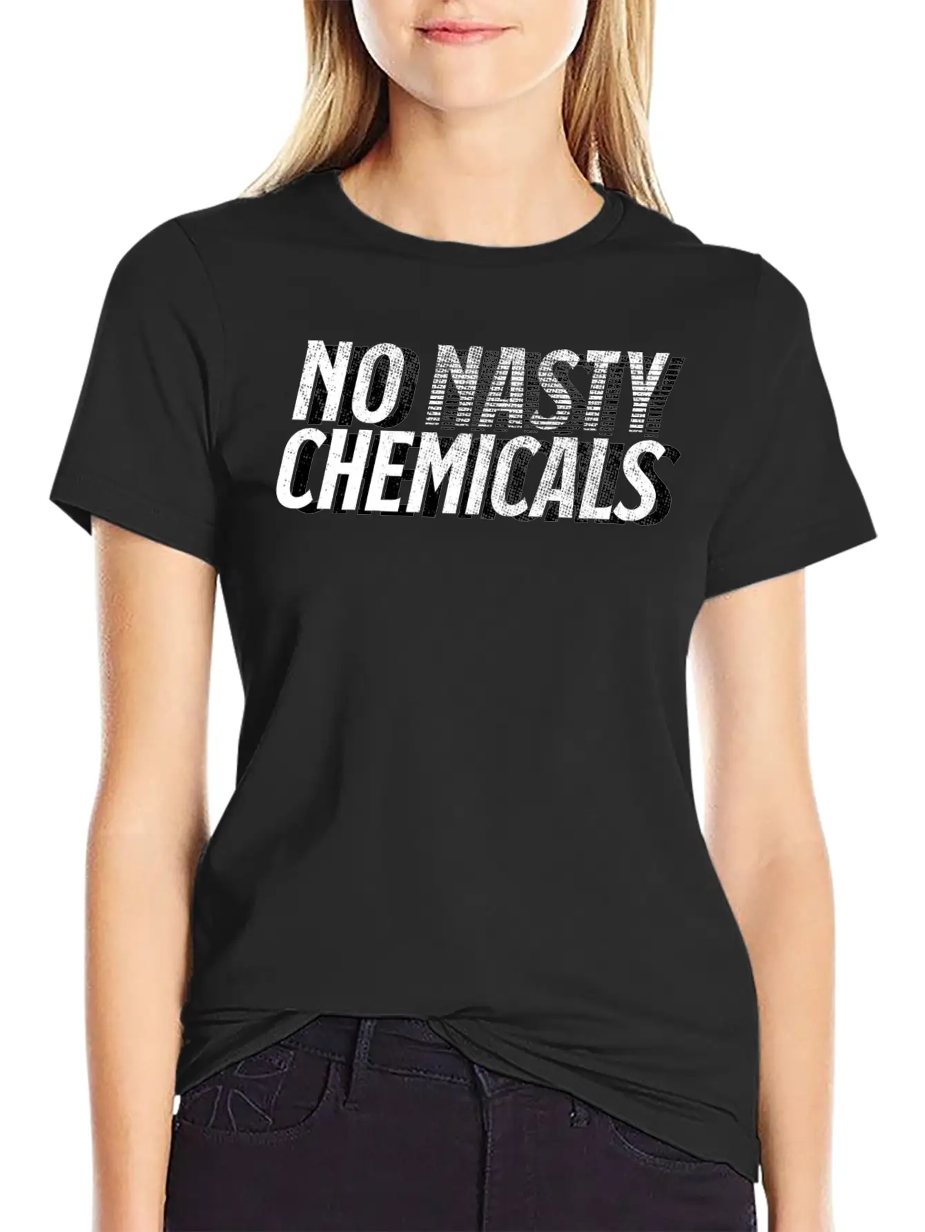 No Nasty Chemicals Unisex Short Sleeve Soft Cotton T-Shirt – Casual Everyday Wear