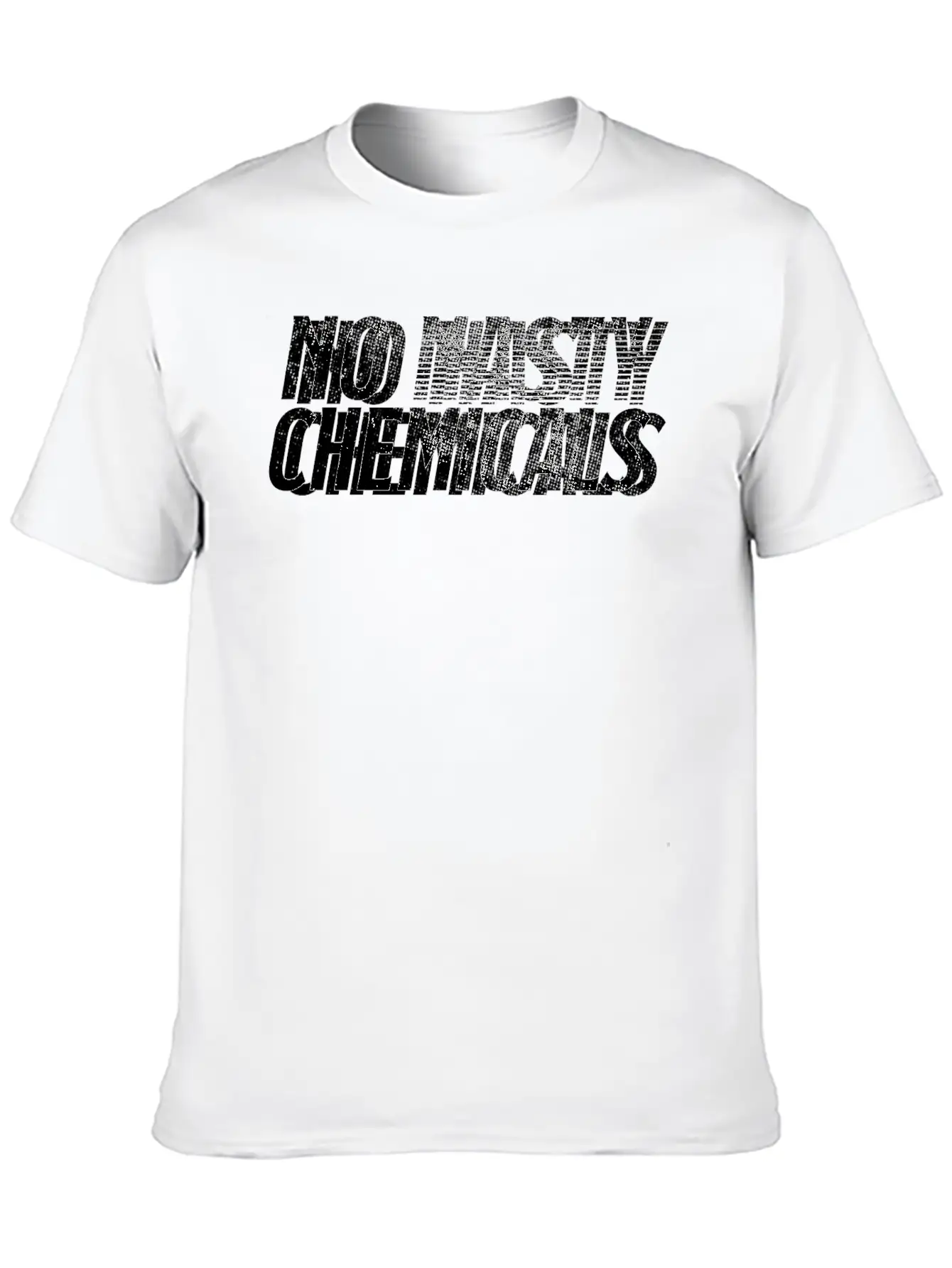 No Nasty Chemicals Unisex Short Sleeve Soft Cotton T-Shirt – Casual Everyday Wear