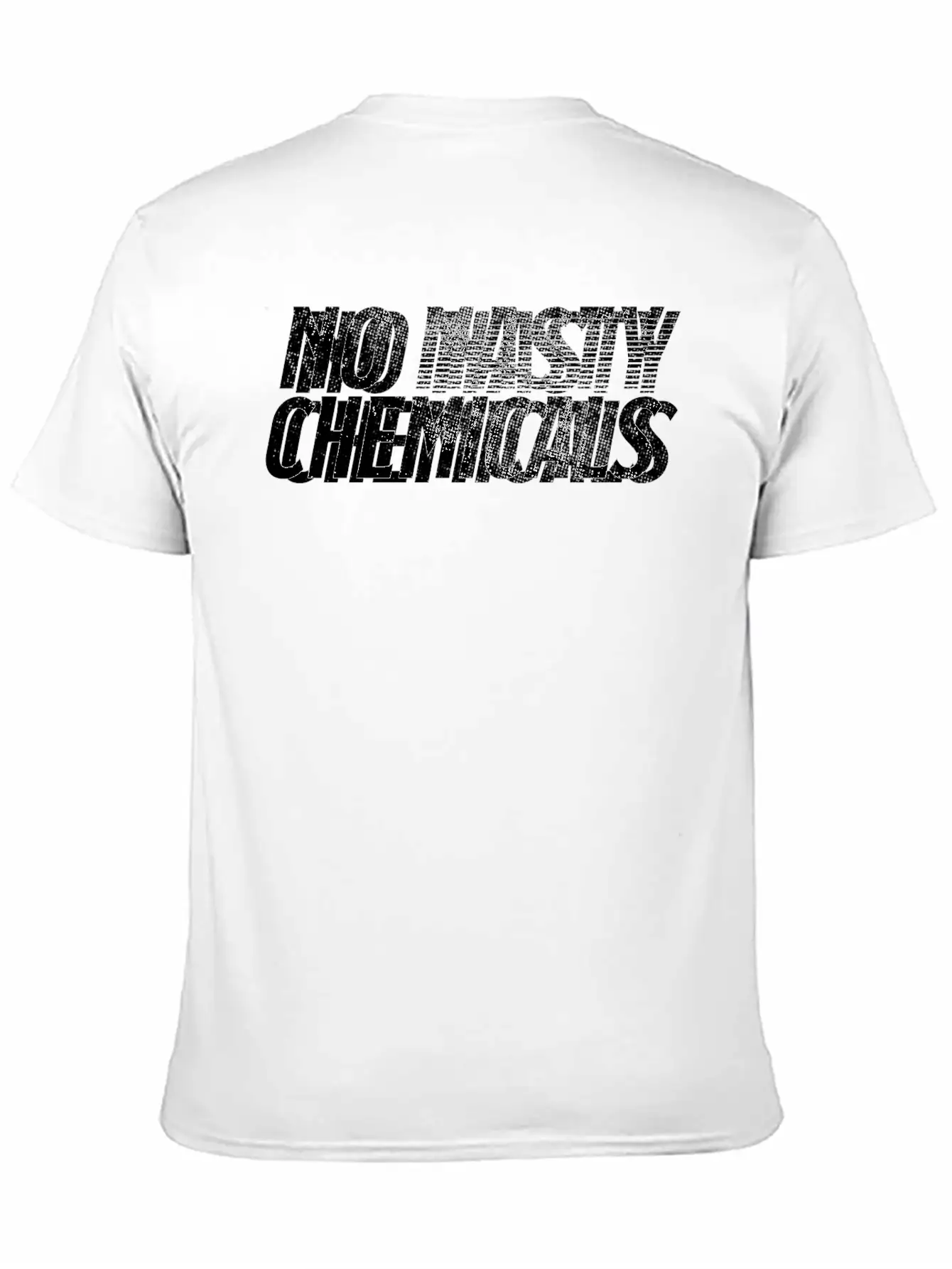 No Nasty Chemicals Unisex Short Sleeve Soft Cotton T-Shirt – Casual Everyday Wear