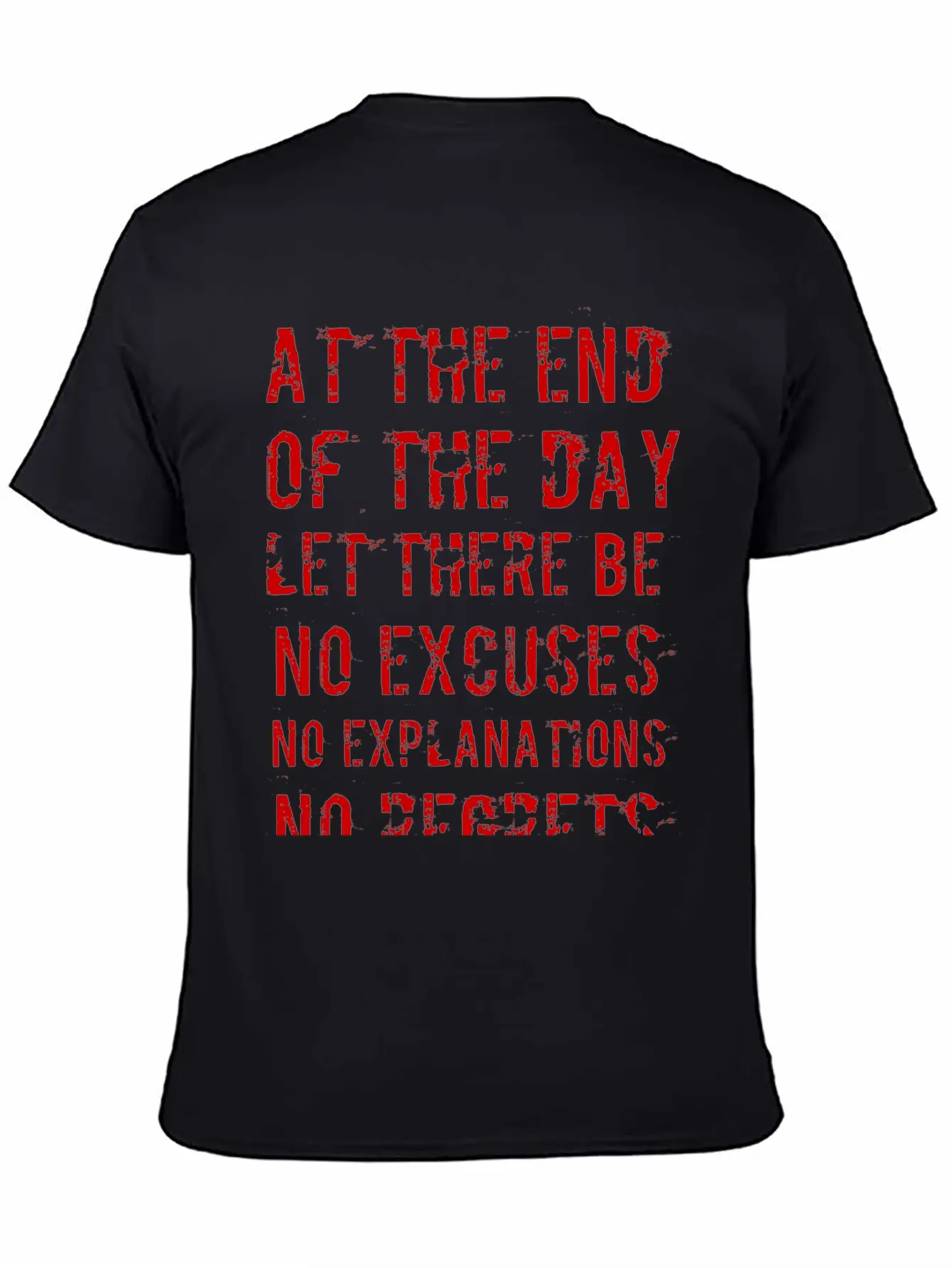 No Regrets Basic Graphic T-Shirt – Daily Comfort In Soft Cotton