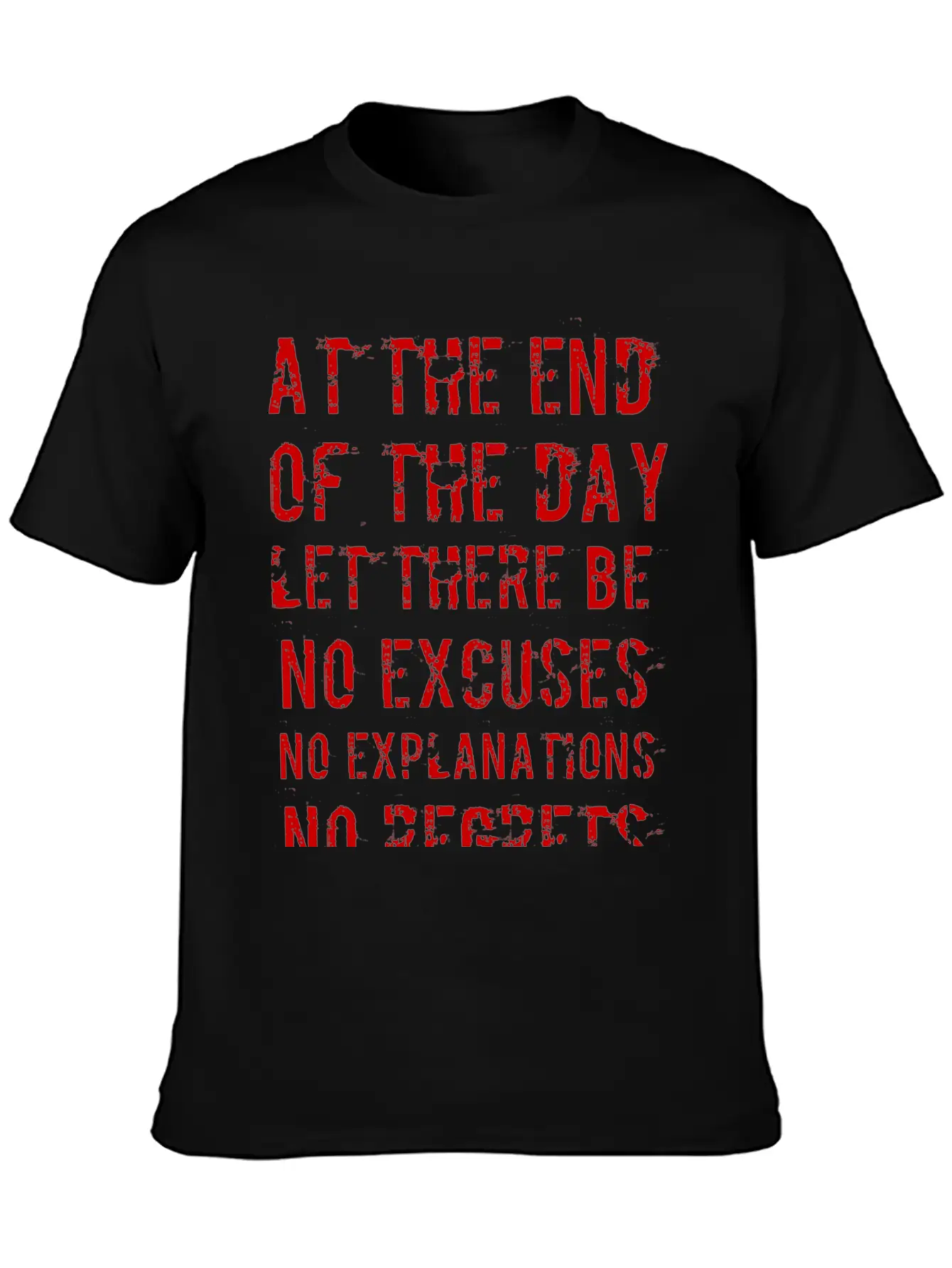 No Regrets Basic Graphic T-Shirt – Daily Comfort In Soft Cotton