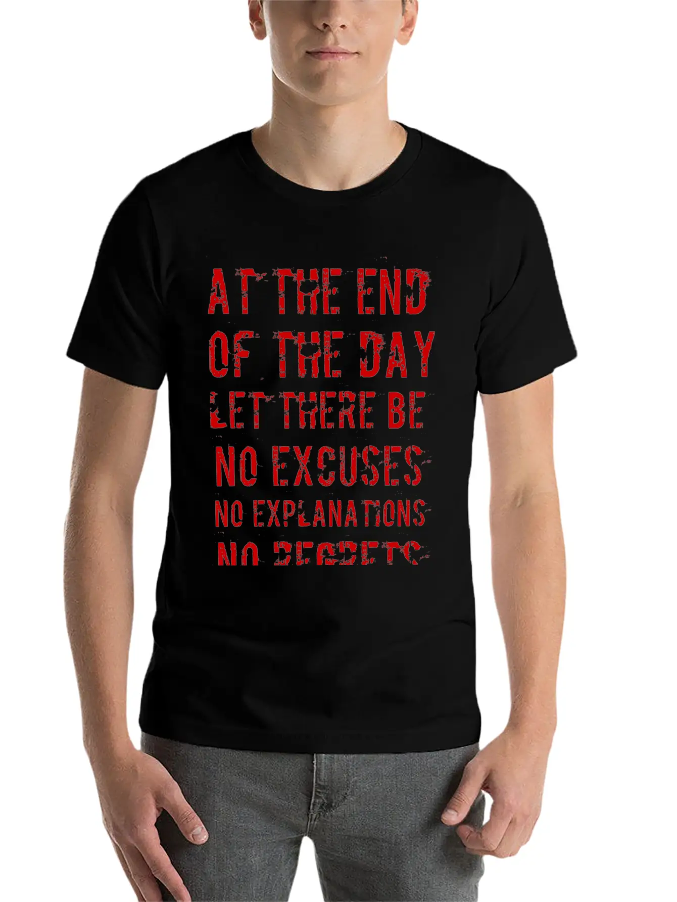 No Regrets Basic Graphic T-Shirt – Daily Comfort In Soft Cotton