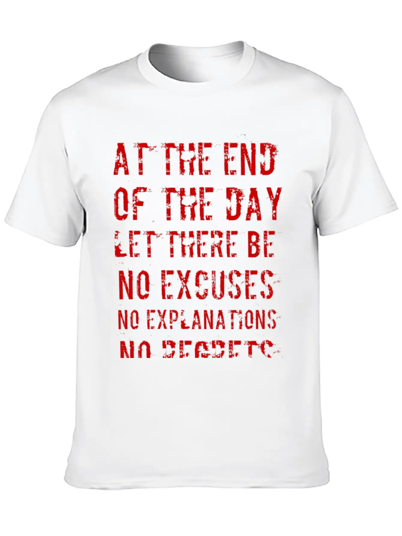 No Regrets Basic Graphic T-Shirt – Daily Comfort In Soft Cotton