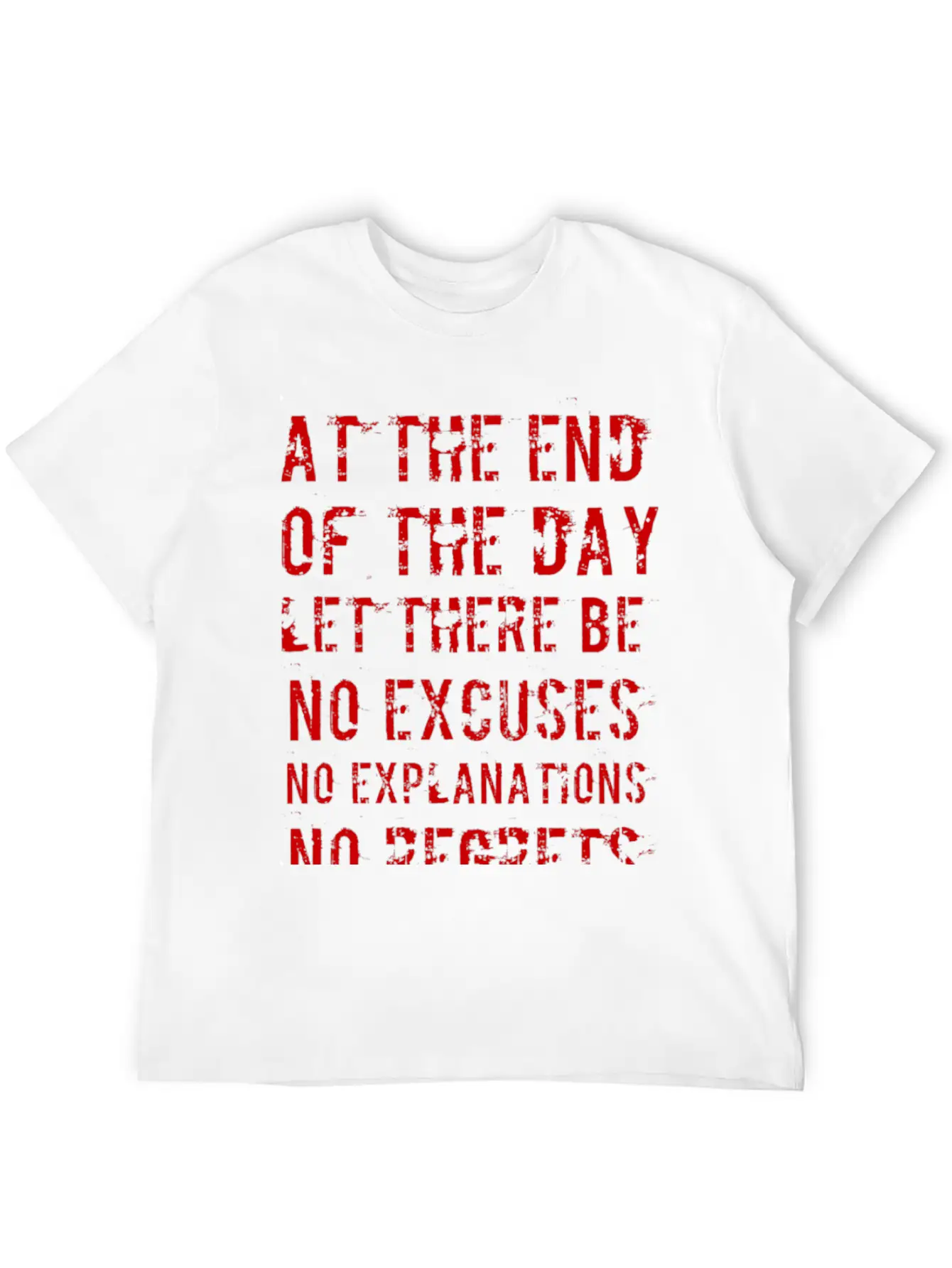 No Regrets Basic Graphic T-Shirt – Daily Comfort In Soft Cotton