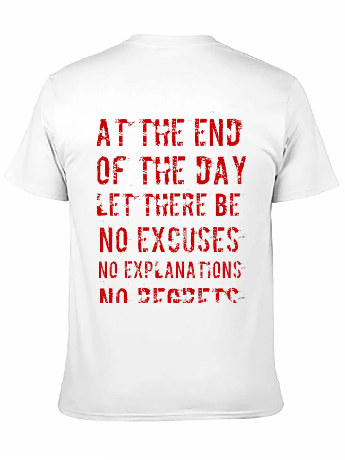No Regrets Basic Graphic T-Shirt – Daily Comfort In Soft Cotton
