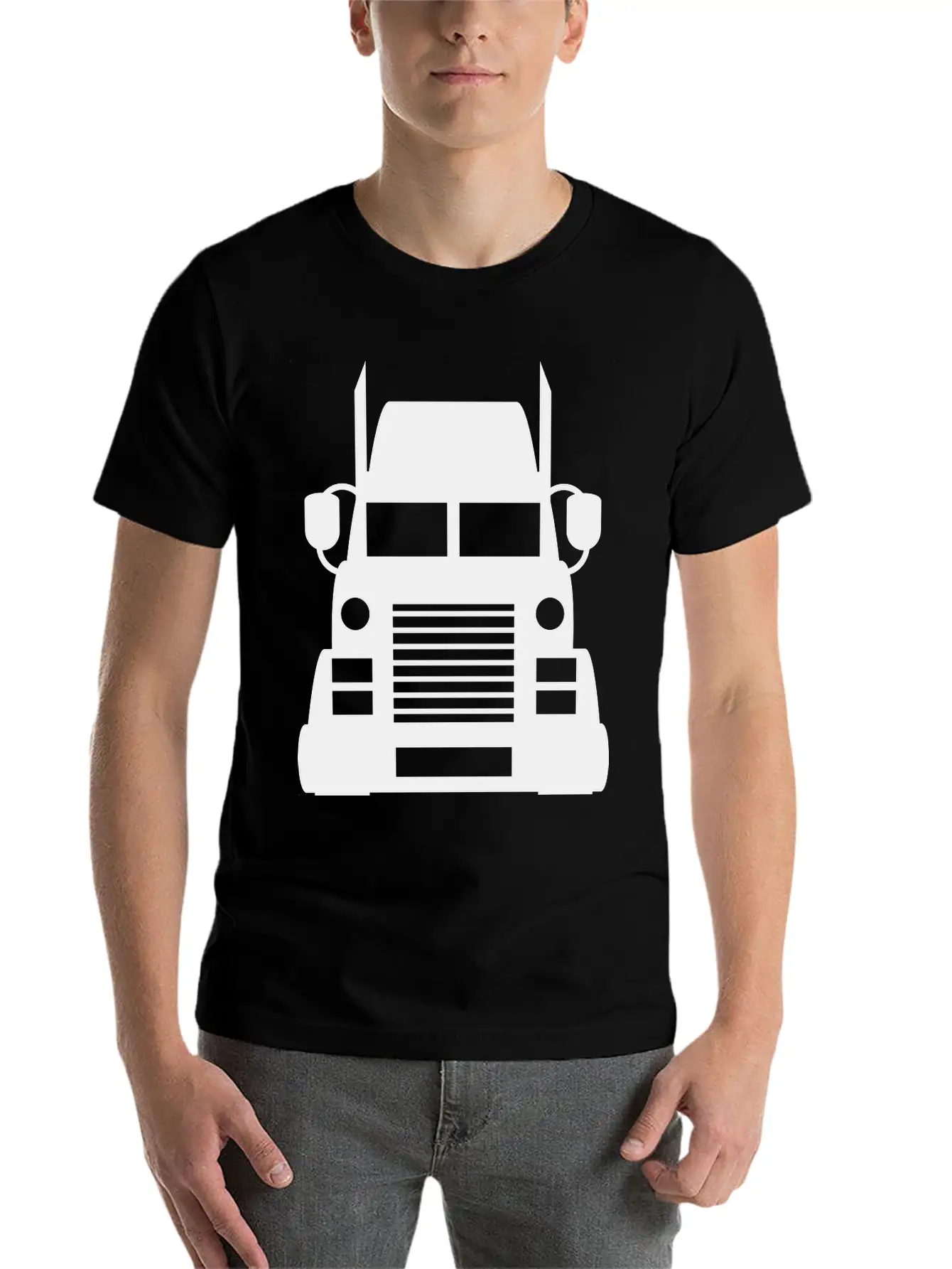 No Shield Zone Truck Truck Lorries Truck Driver Dr Basic Graphic T-Shirt – Daily Comfort In Soft Cotton