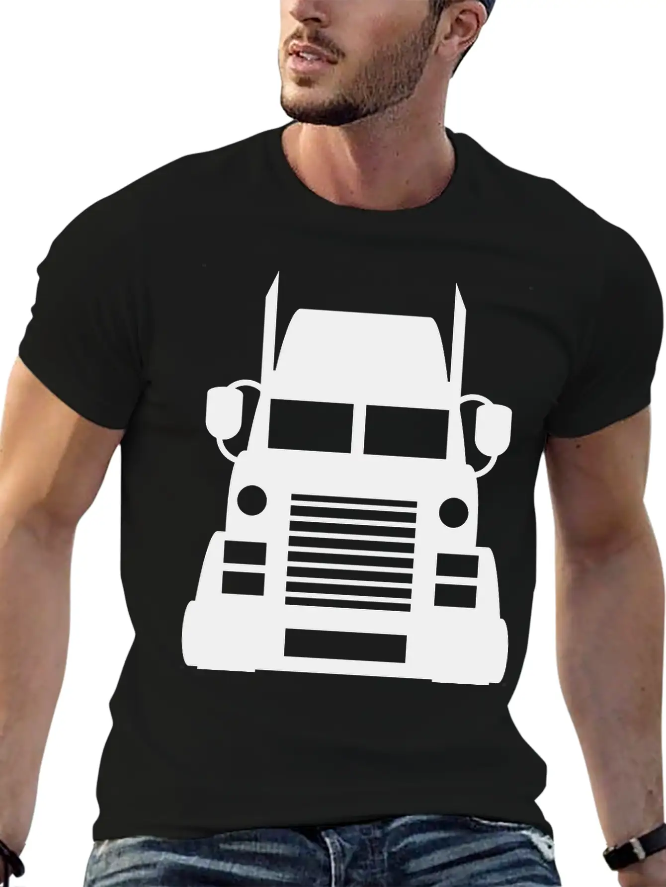 No Shield Zone Truck Truck Lorries Truck Driver Dr Basic Graphic T-Shirt – Daily Comfort In Soft Cotton