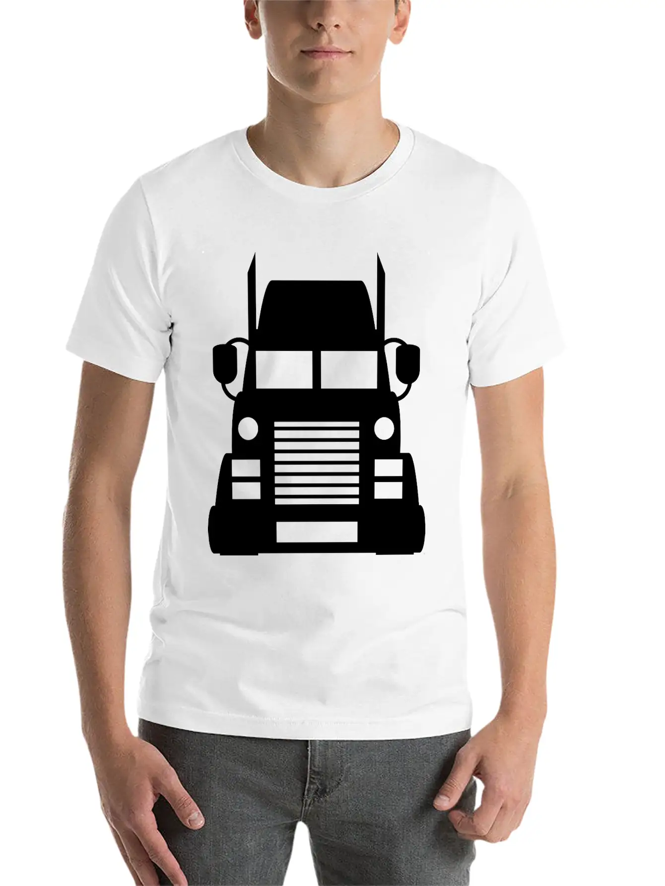 No Shield Zone Truck Truck Lorries Truck Driver Dr Basic Graphic T-Shirt – Daily Comfort In Soft Cotton