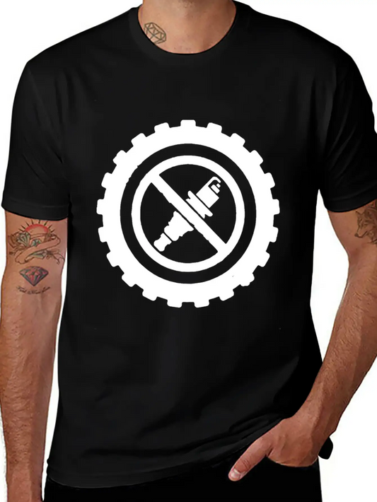 No Spark Plugs Diesel Truck Industrial Engine Mech Stylish Everyday T-Shirt – Unisex Basic Cotton Tee