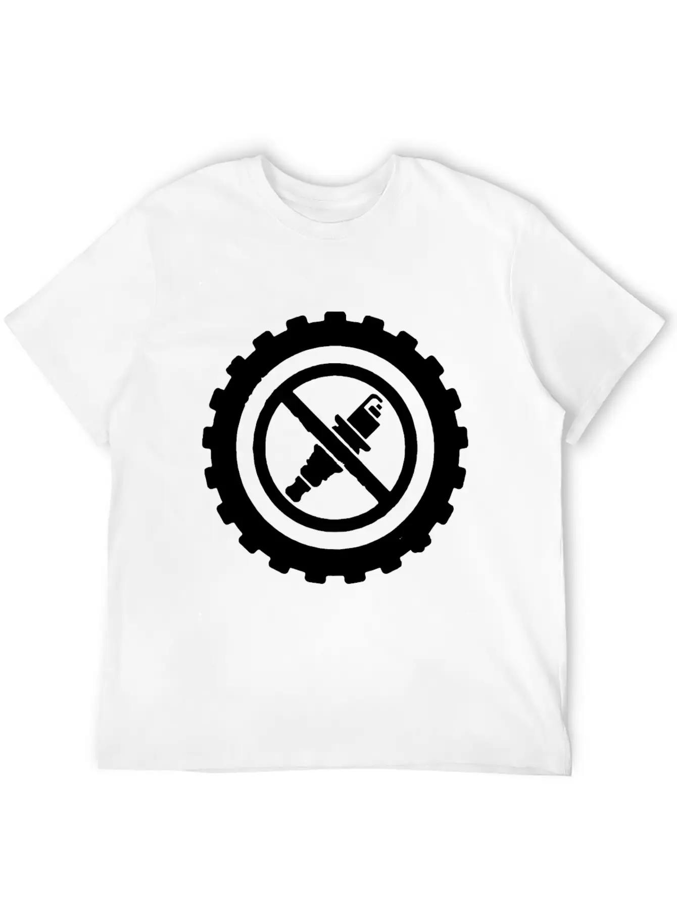 No Spark Plugs Diesel Truck Industrial Engine Mech Stylish Everyday T-Shirt – Unisex Basic Cotton Tee