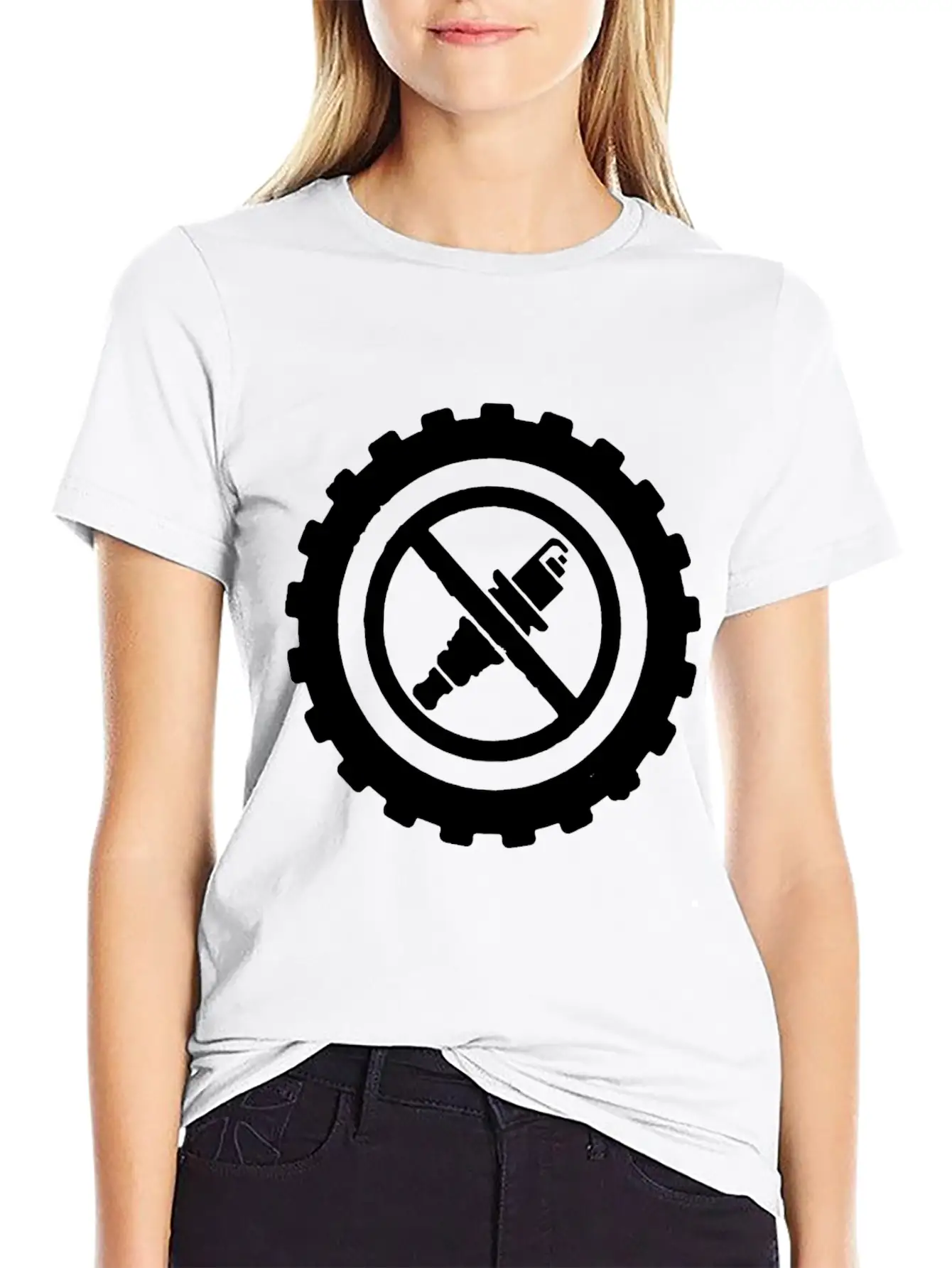 No Spark Plugs Diesel Truck Industrial Engine Mech Stylish Everyday T-Shirt – Unisex Basic Cotton Tee