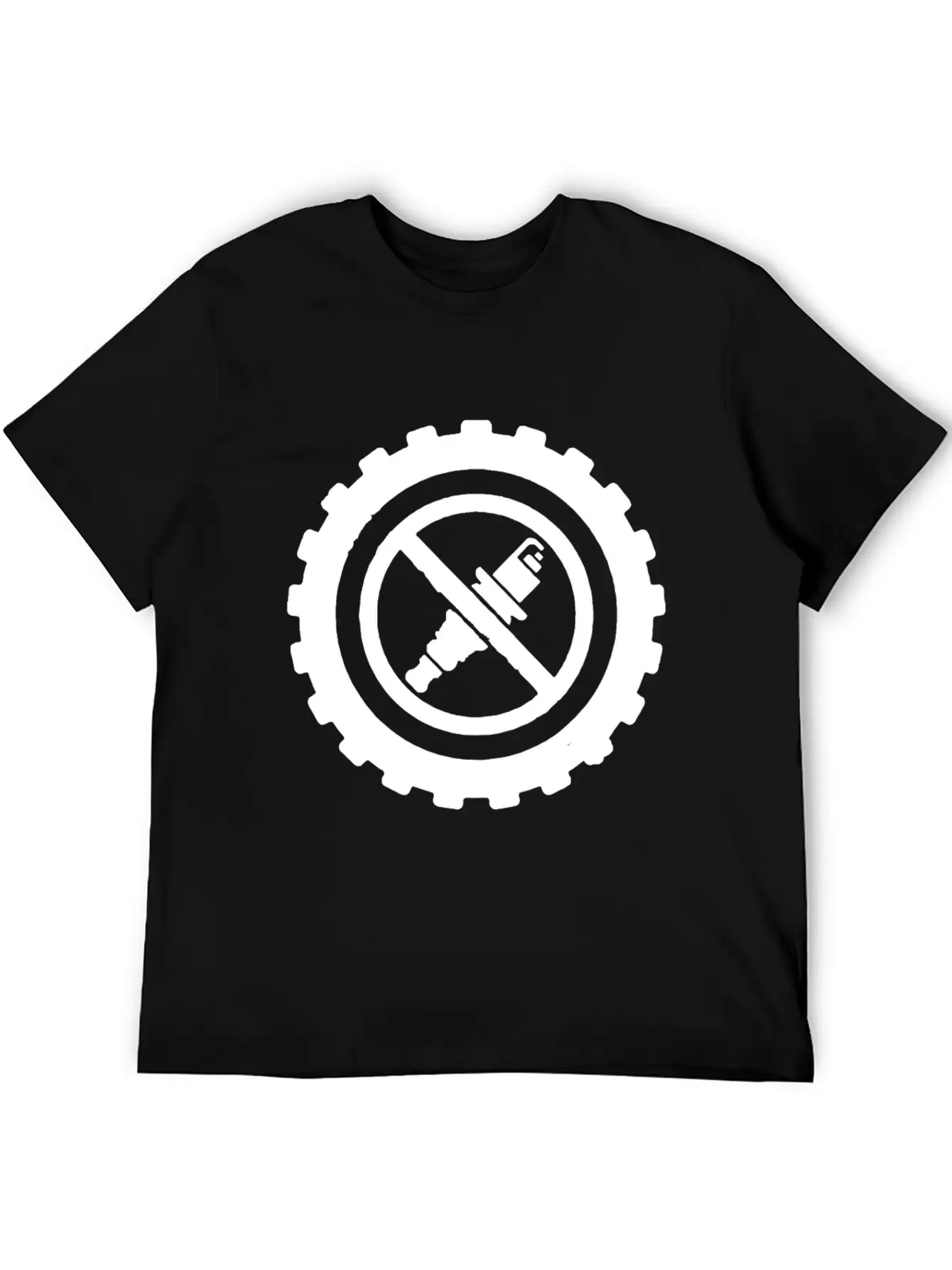 No Spark Plugs Diesel Truck Industrial Engine Mech Stylish Everyday T-Shirt – Unisex Basic Cotton Tee