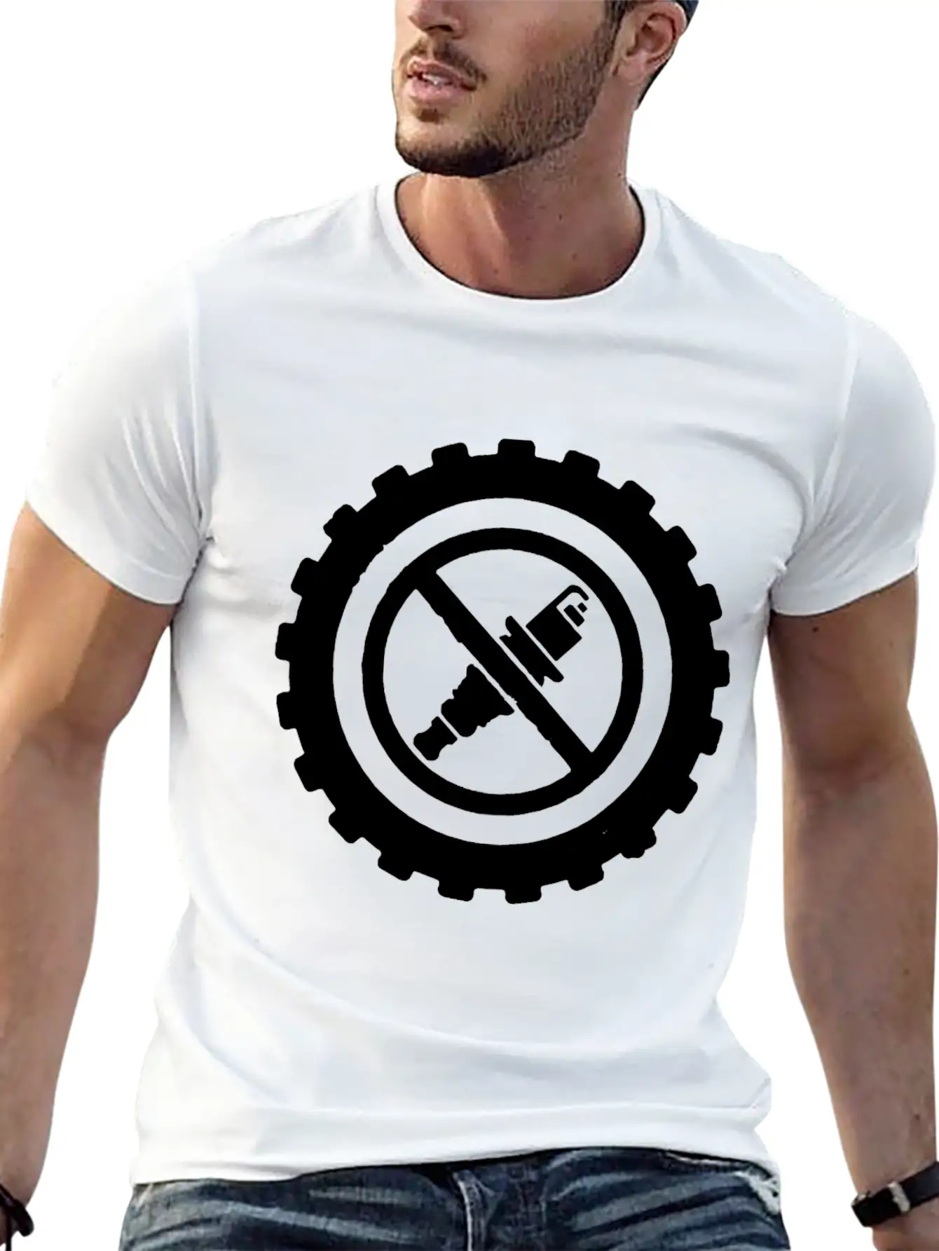 No Spark Plugs Diesel Truck Industrial Engine Mech Stylish Everyday T-Shirt – Unisex Basic Cotton Tee