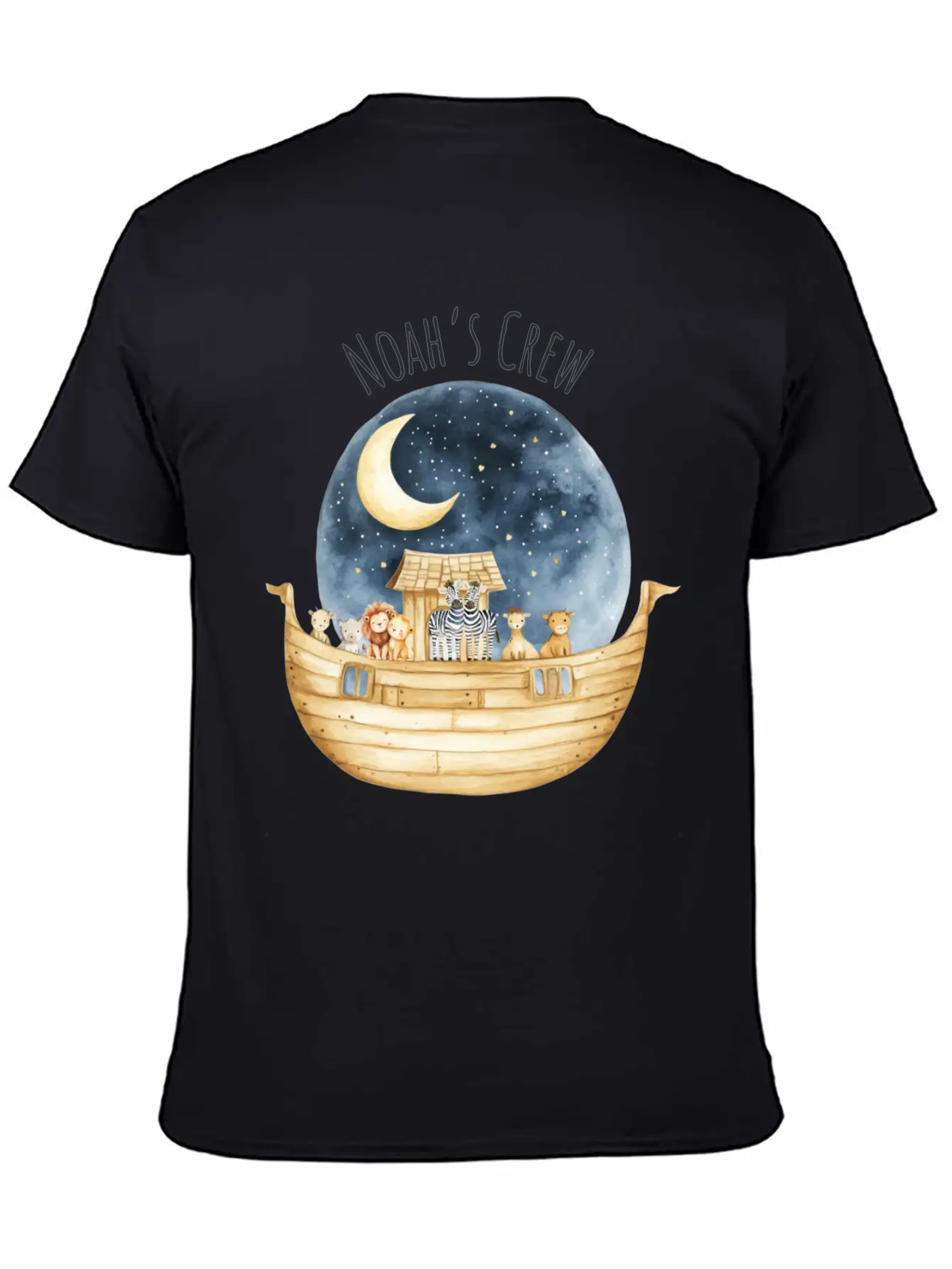 Noah's Crew Unisex Short Sleeve Soft Cotton T-Shirt – Casual Everyday Wear